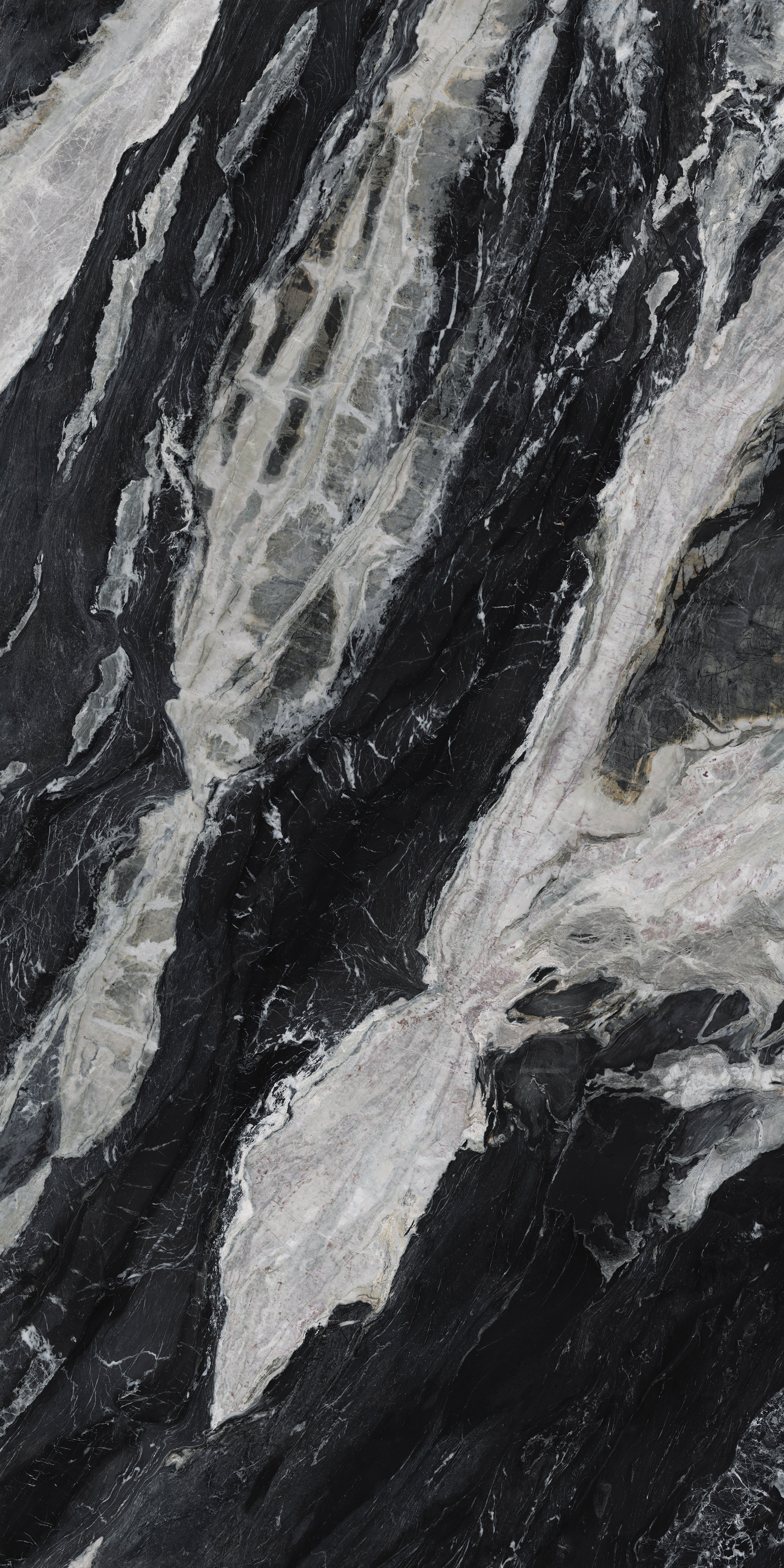 Majesto Bianco Dior sintered stone slabs by Anatolia, top-down product view, 63"×126"×1/4" size. Turkish sintered stone for floors and walls.