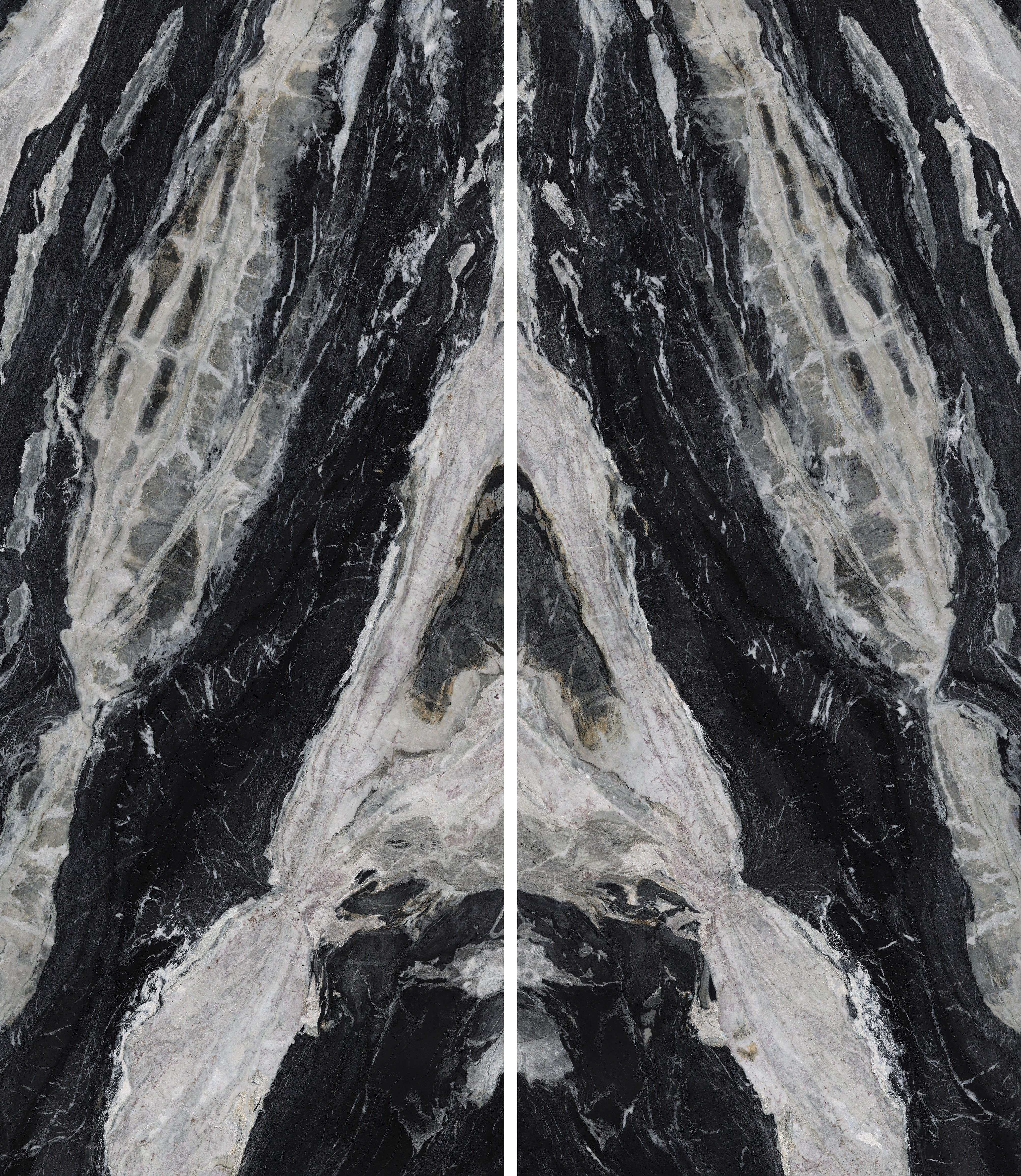 Majesto Bianco Dior sintered stone slabs by Anatolia, top-down product view, 48"×110"×1/4" size. Turkish sintered stone for floors and walls.