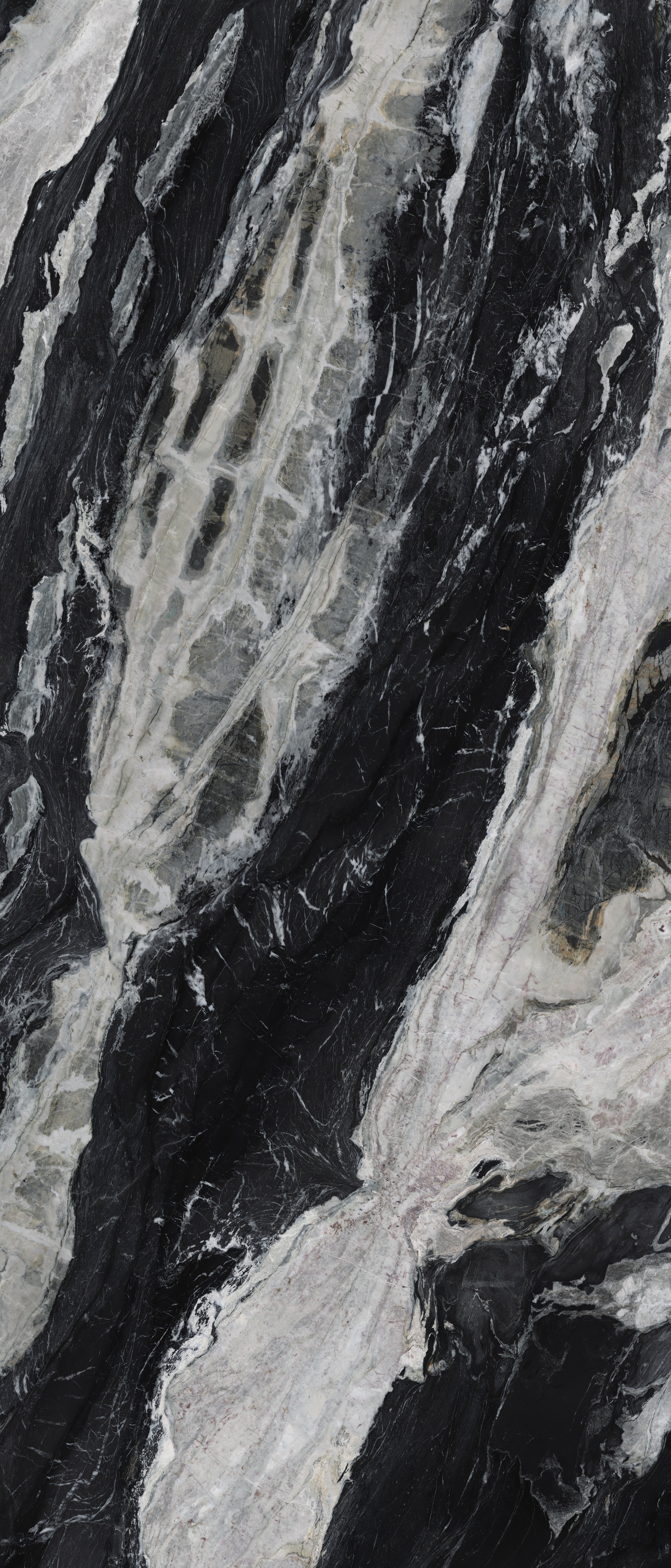 Majesto Bianco Dior sintered stone slabs by Anatolia, top-down product view, 48"×110"×1/4" size. Turkish sintered stone for floors and walls.