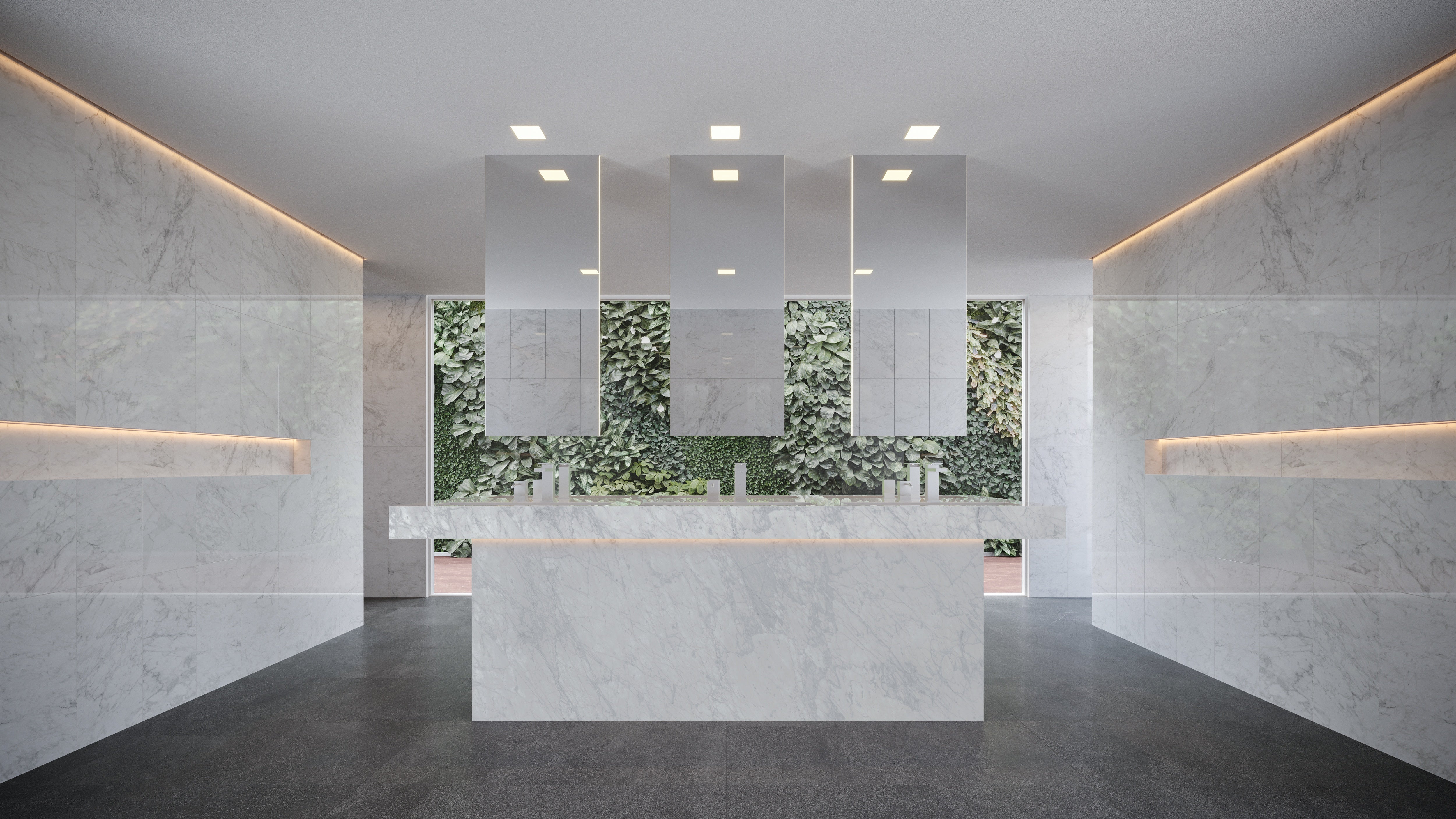 Majesto Bianco Gioia porcelain mosaic by Anatolia, top-down product view, 11 23/32"×11 27/32"×11/32" size. Turkish porcelain for floors and walls.