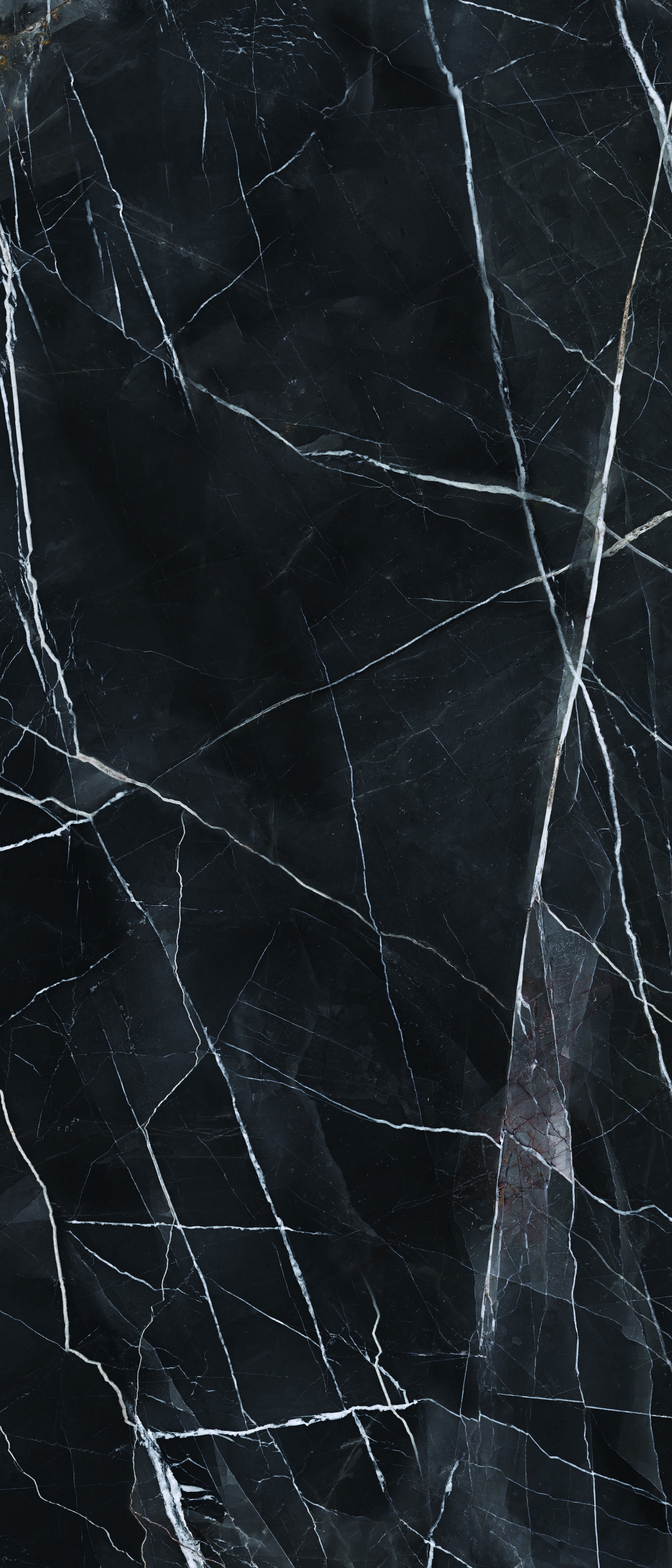 MAJESTO: Calacatta Noir Sintered Stone Slabs (48"×110"×1/4" | Honed | Rectified)