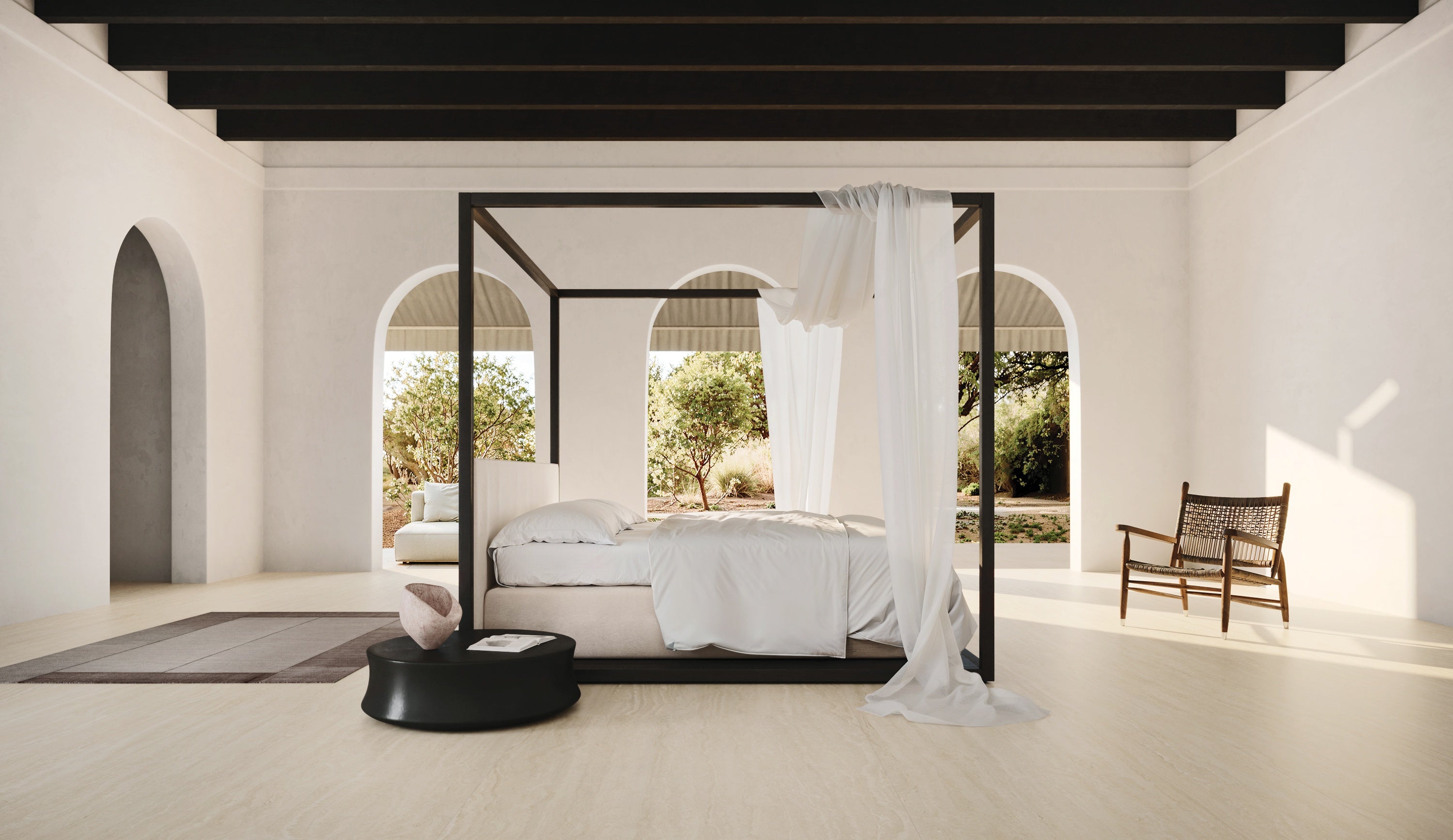 MAJESTO: Travertino Classico Special Order Porcelain Field Tile (24"×48"×11/32" | Organic Matte | Rectified)