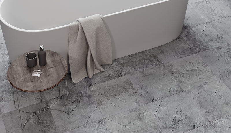 Anatolia Malena Carbon matte ceramic tile in a room setting — available at Surface Group lifestyle image