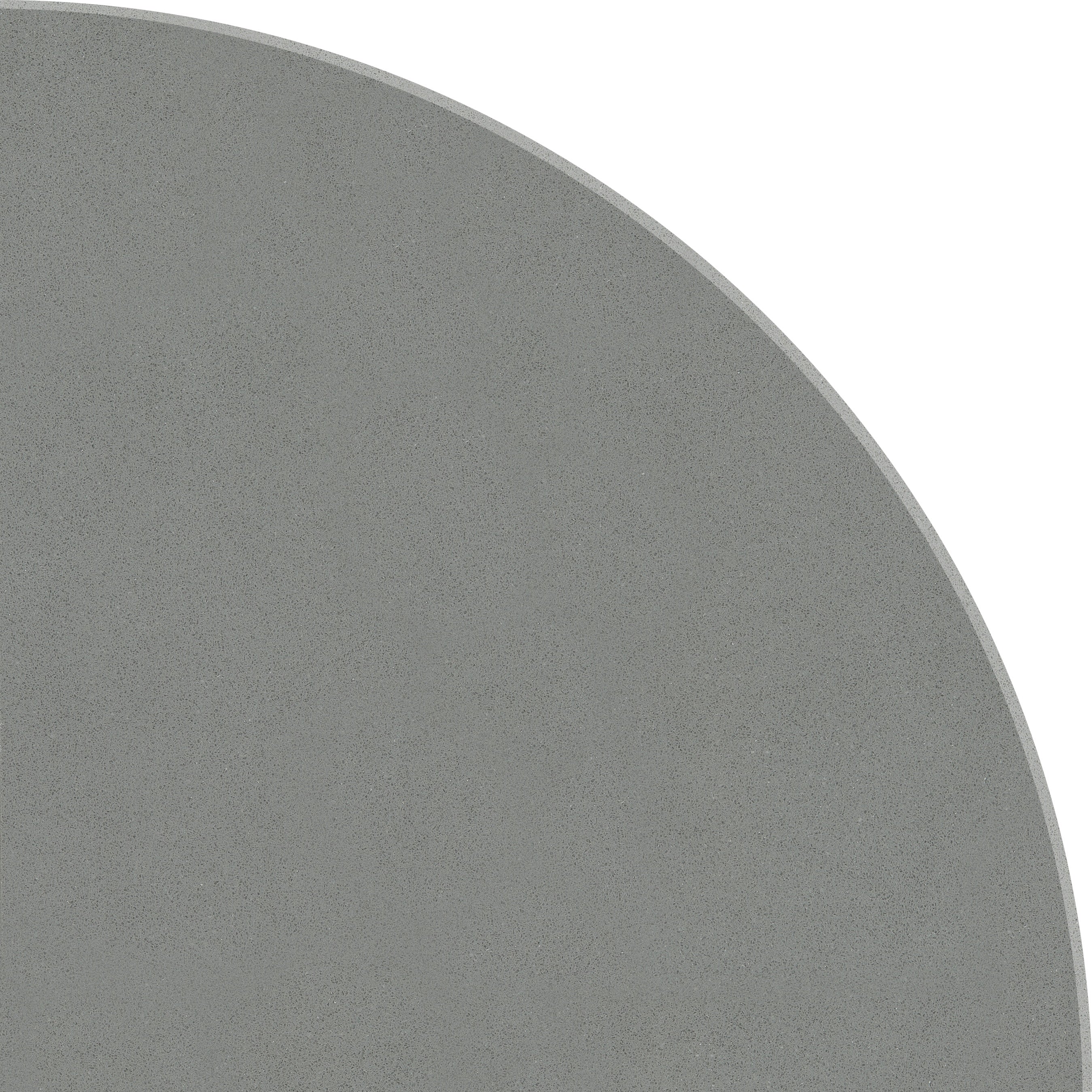 Marmiline Ash engineered stone trim by Anatolia, top-down product view, 8 29/32"×19/32" size. Chinese engineered stone for floors and walls.