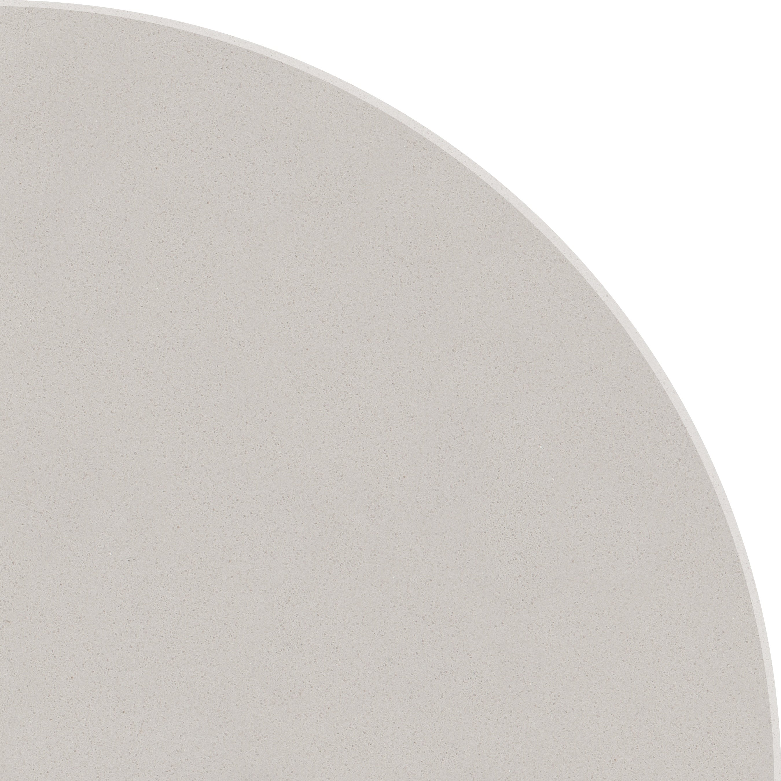 Marmiline Ivory engineered stone trim by Anatolia, top-down product view, 8 29/32"×19/32" size. Chinese engineered stone for floors and walls.