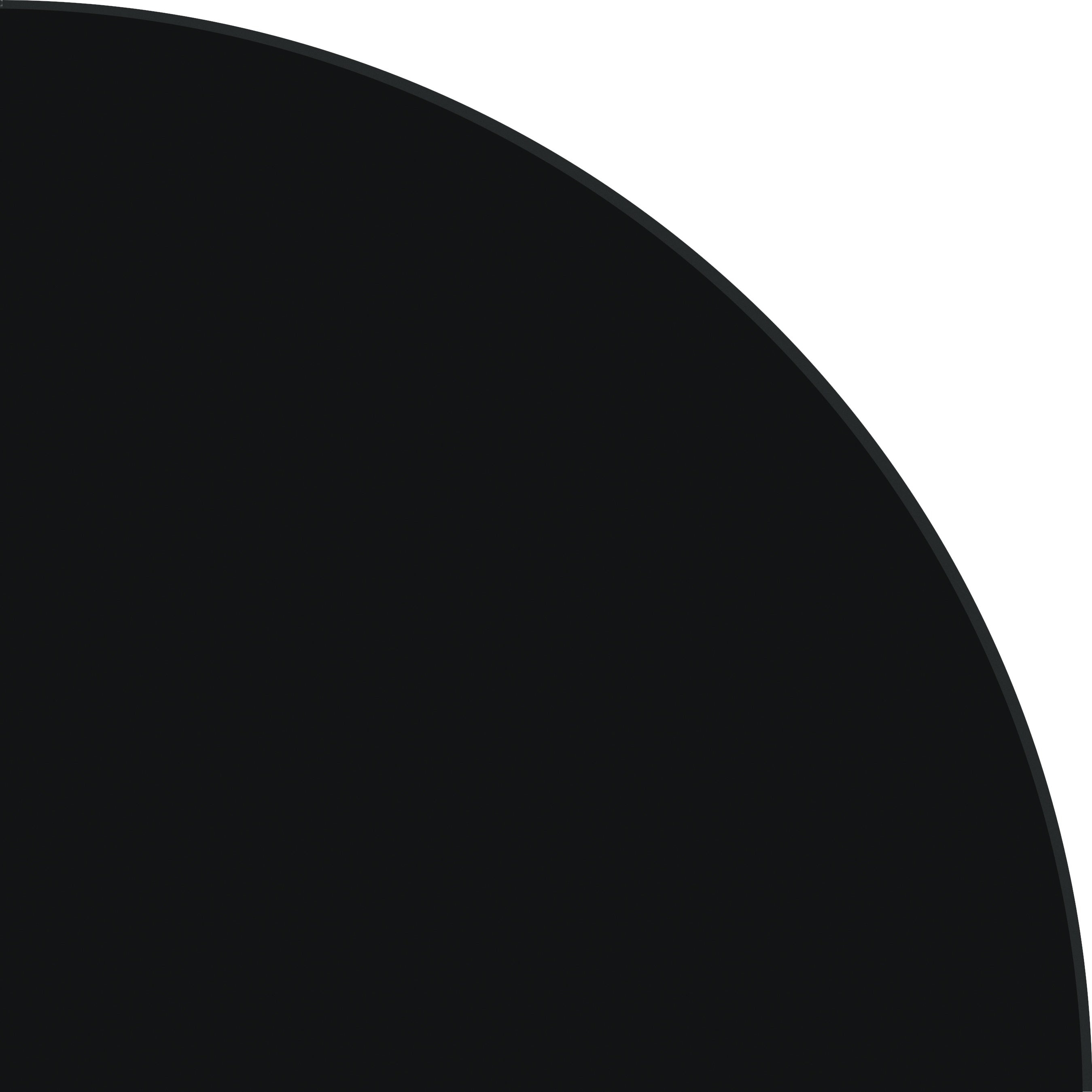 Marmiline Midnight engineered stone trim by Anatolia, top-down product view, 8 29/32"×19/32" size. Chinese engineered stone for floors and walls.