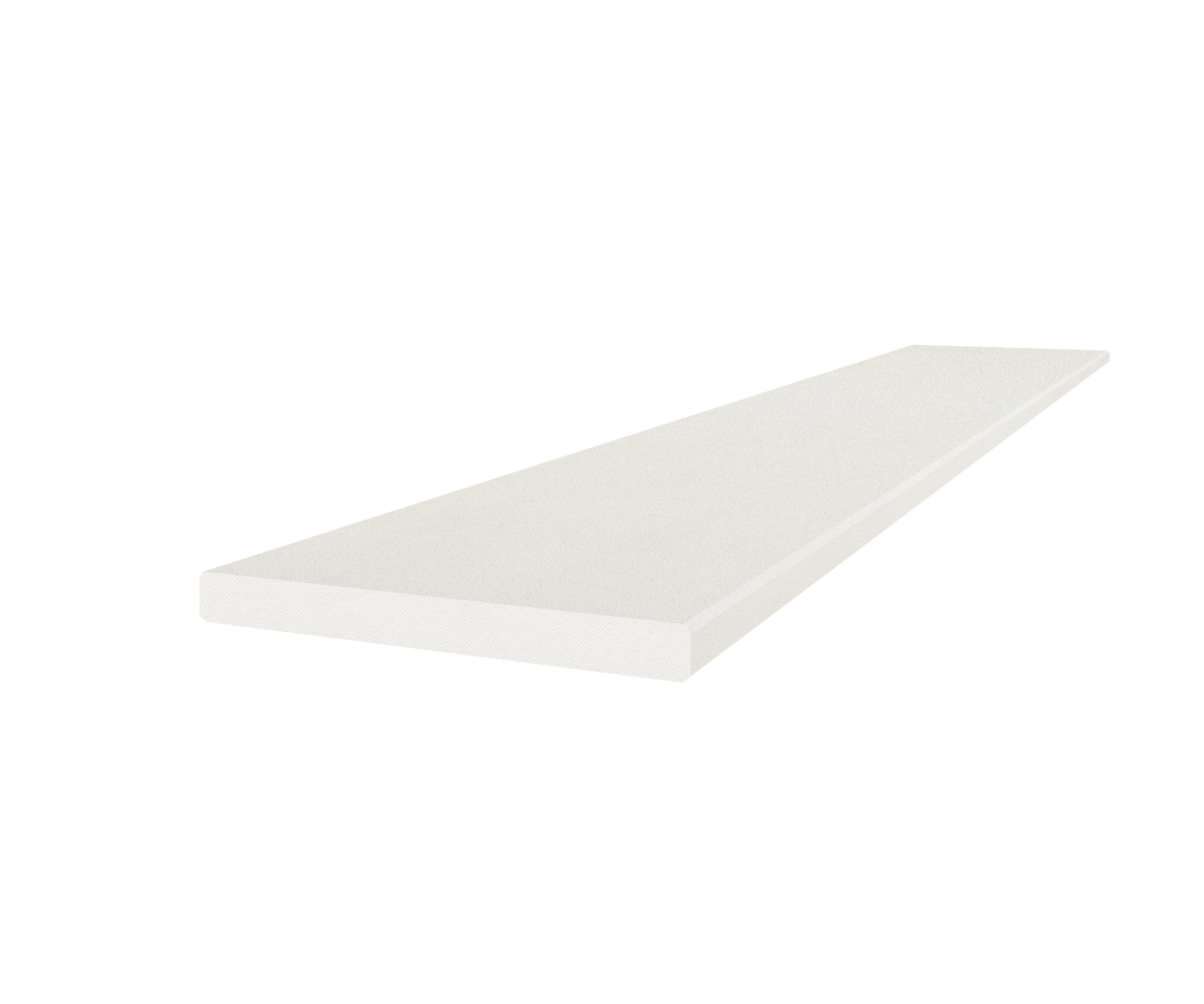 Marmiline Mist engineered stone trim by Anatolia, top-down product view, 6"×76"×19/32" size. Chinese engineered stone for floors and walls.