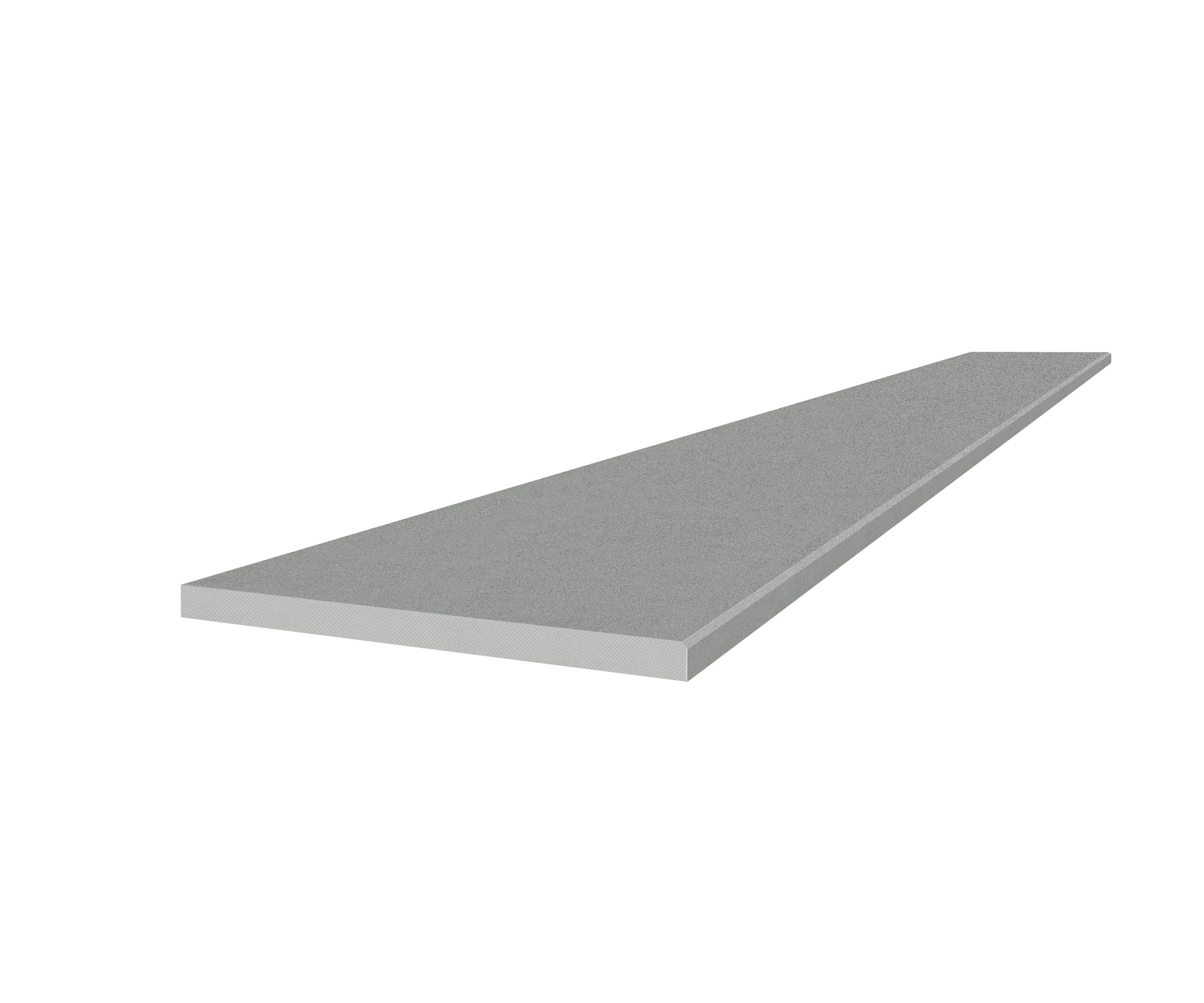 Marmiline Shadow engineered stone trim by Anatolia, top-down product view, 14"×36"×19/32" size. Chinese engineered stone for floors and walls.