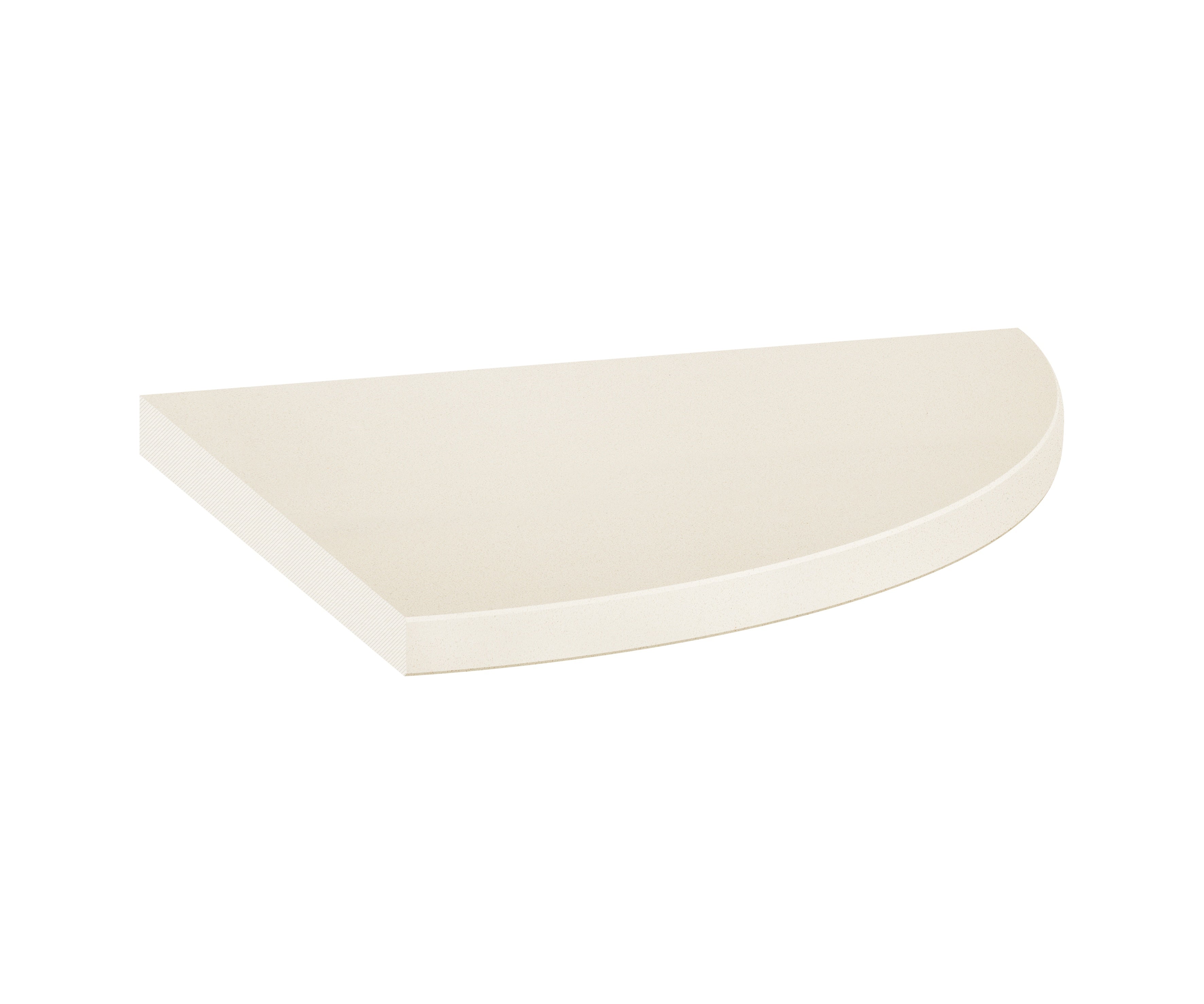 Marmiline Shadow engineered stone trim by Anatolia, top-down product view, 8 29/32"×19/32" size. Chinese engineered stone for floors and walls.