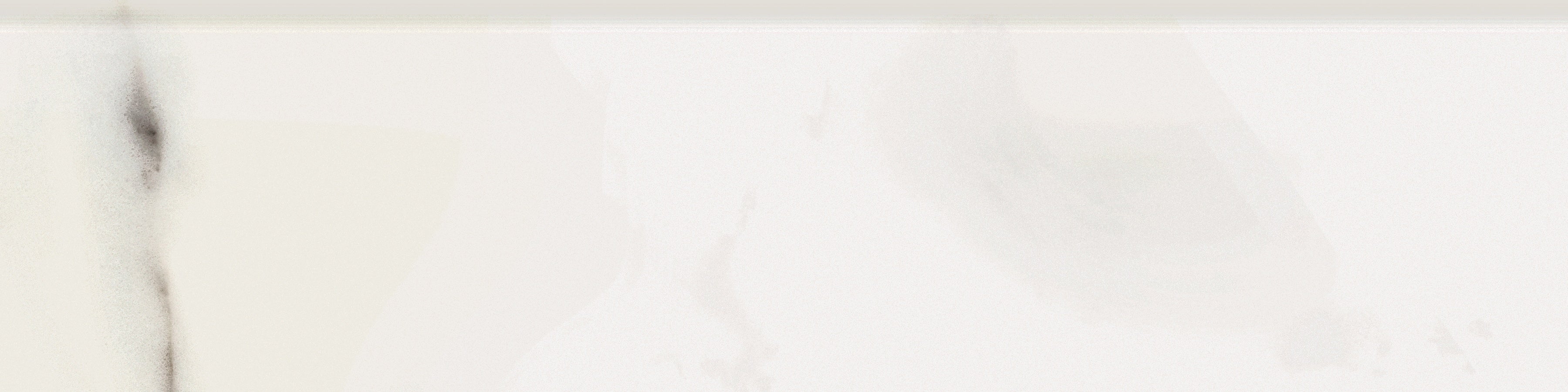 Mayfair Calacatta Oro porcelain trim by Anatolia, top-down product view, 3"×12"×11/32" size. Indian porcelain for floors and walls.