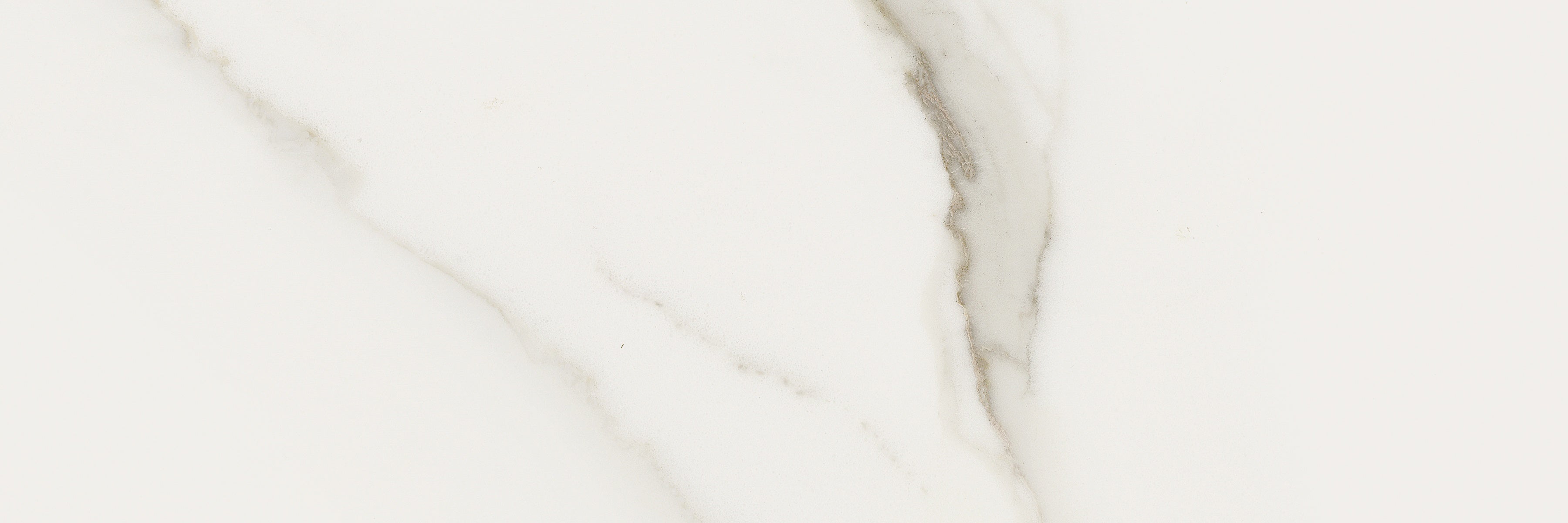 Mayfair Calacatta Oro porcelain field tile by Anatolia, top-down product view, 4"×12"×11/32" size. Indian porcelain for floors and walls.