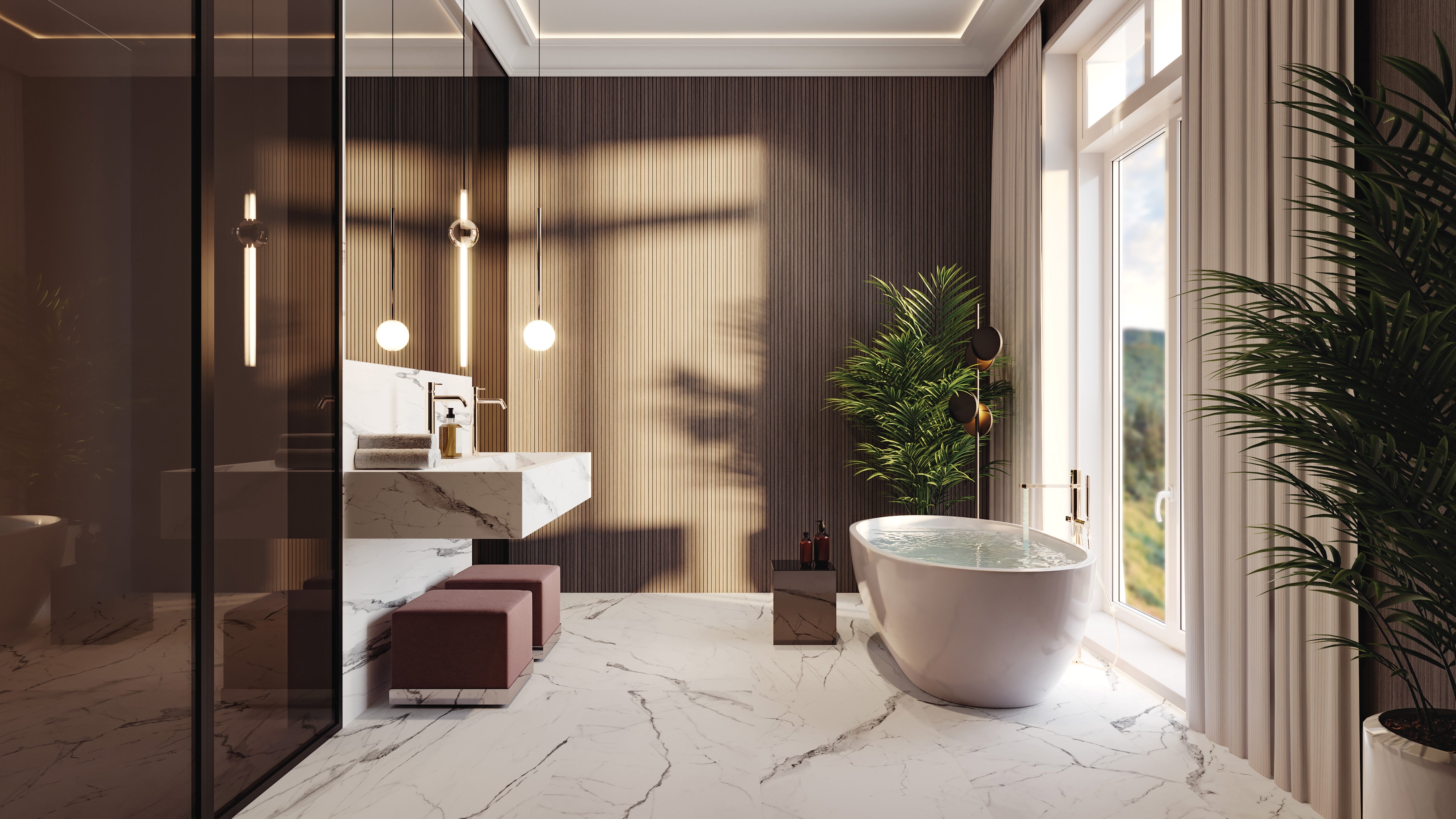 MAYFAIR: Statuario Venato Porcelain Field Tile (16"×32"×11/32" | Matte | Rectified)