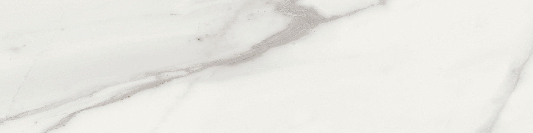Mayfair Volakas Grigio porcelain trim by Anatolia, top-down product view, 3"×12"×11/32" size. Indian porcelain for floors and walls.