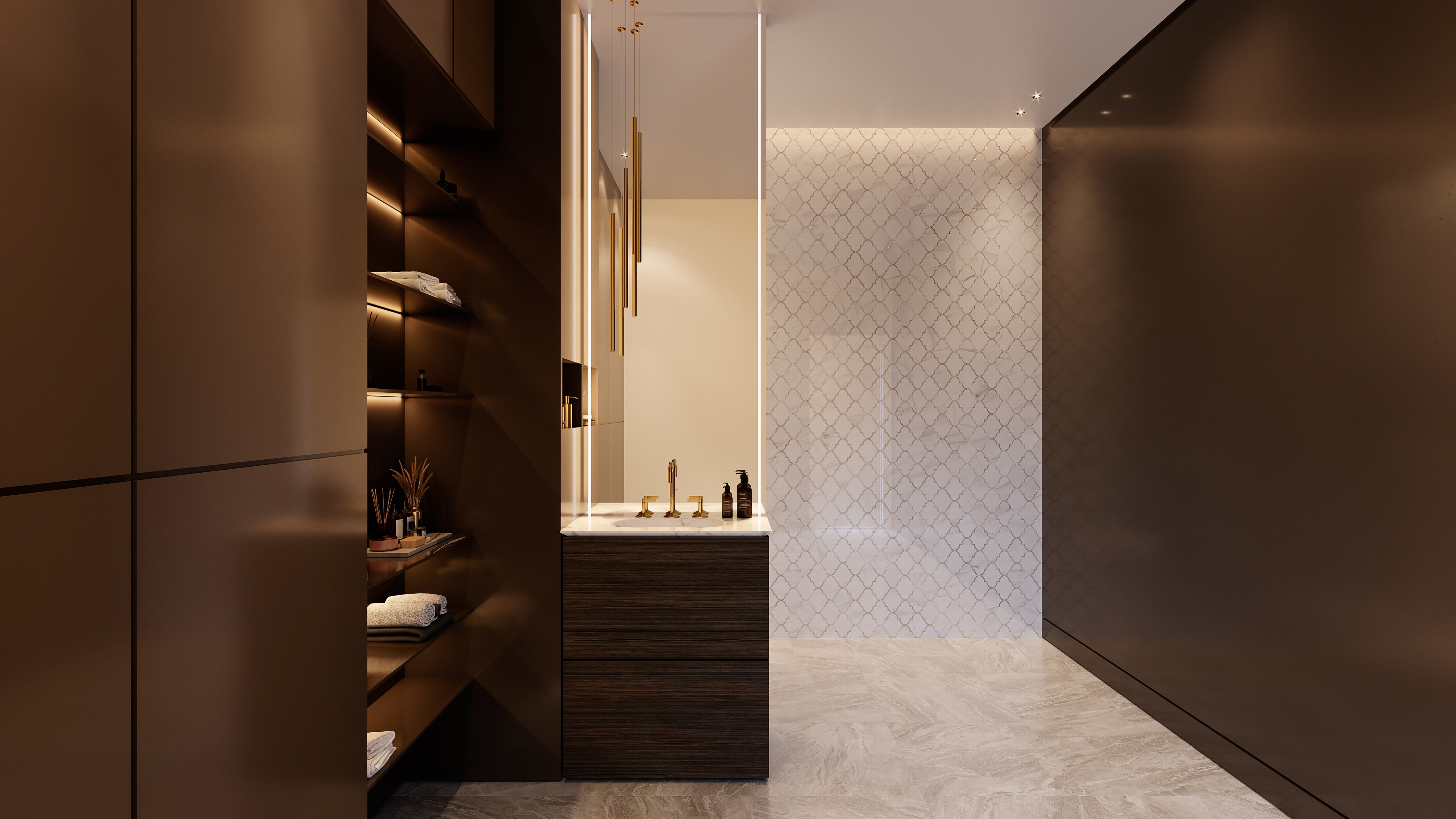 Mayfair Volakas Grigio porcelain mosaic by Anatolia, top-down product view, 11 5/8"×11 5/8"×11/32" size. Indian porcelain for floors and walls.