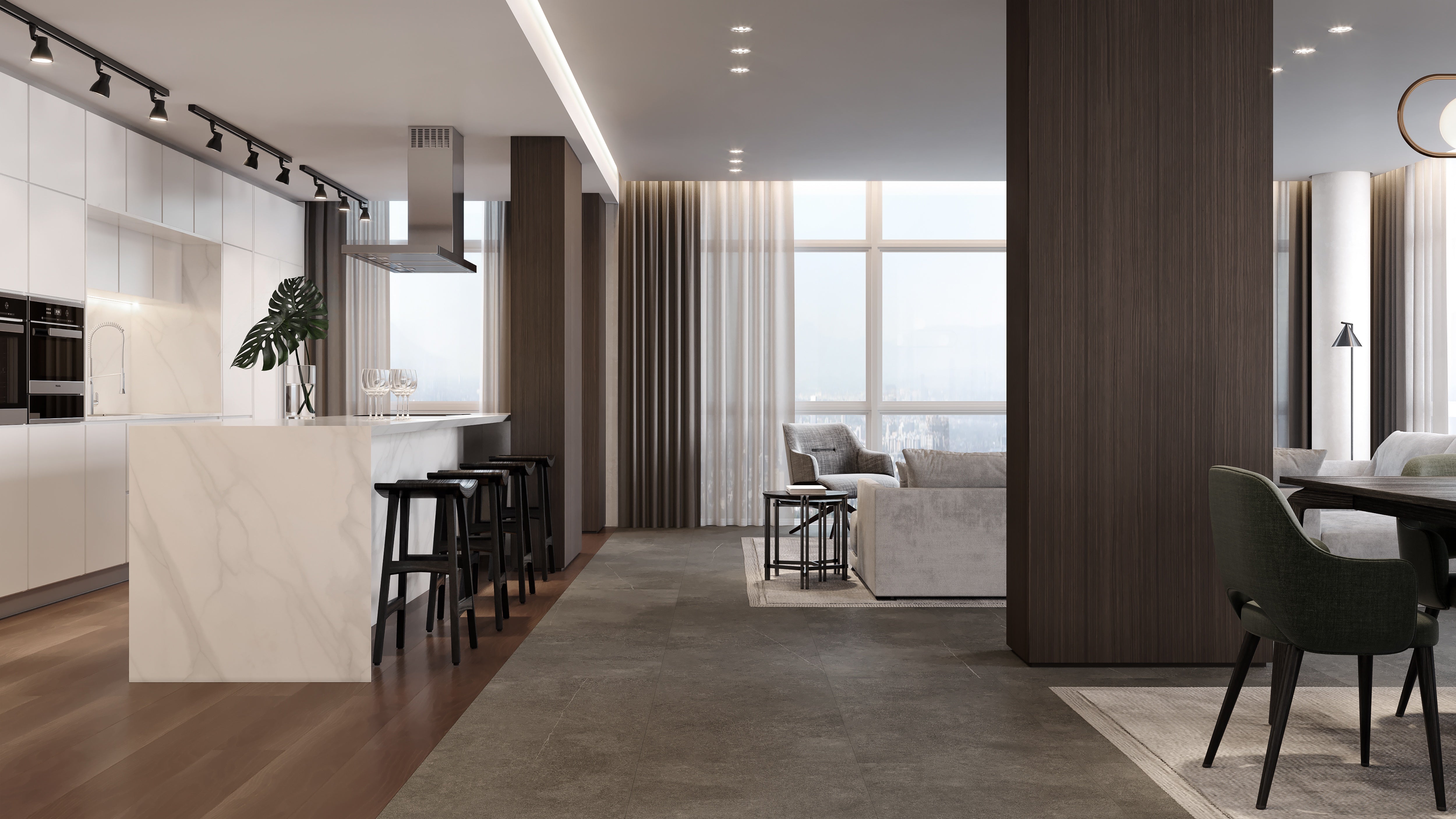 MJORK: Carbon Porcelain Field Tile (24"×48"×5/16" | Matte | Rectified)