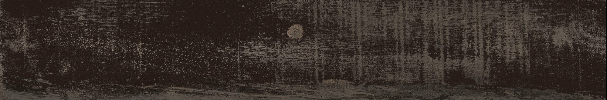 Muskoka Charred porcelain field tile by Anatolia, top-down product view, 6"×36"×3/8" size. Turkish porcelain for floors and walls.