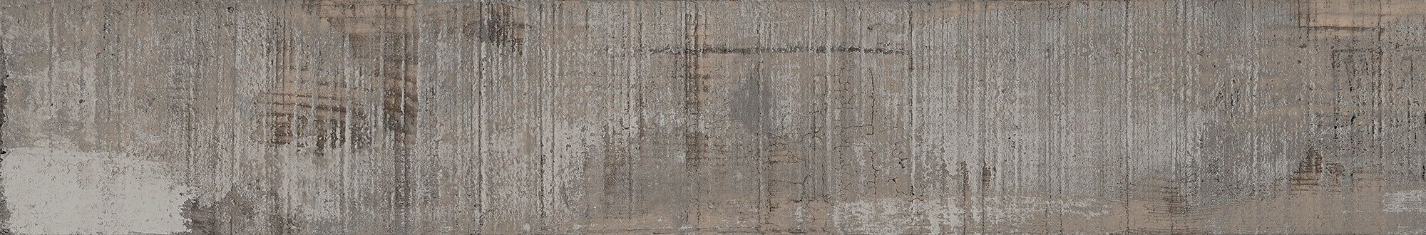 Muskoka Smoke porcelain field tile by Anatolia, top-down product view, 6"×36"×3/8" size. Turkish porcelain for floors and walls.