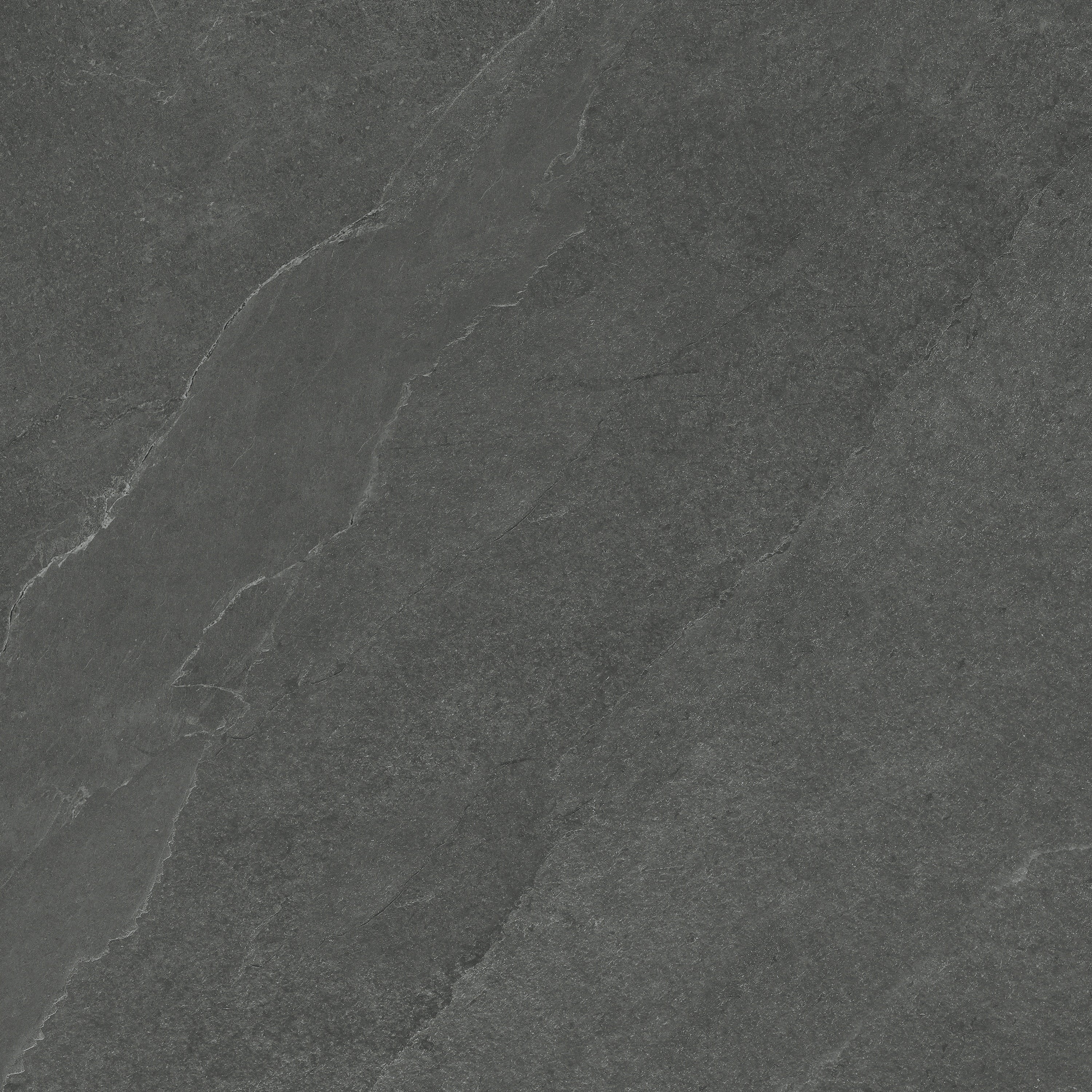 Nord Carbon porcelain field tile by Anatolia, top-down product view, 24"×11/32" size. Turkish porcelain for floors and walls.