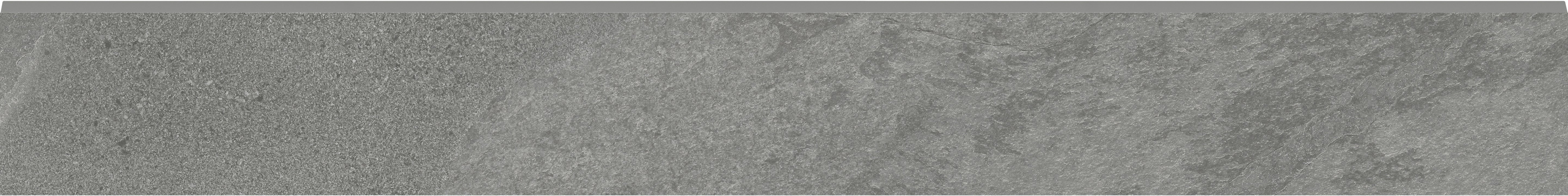 Nord Chromium porcelain trim by Anatolia, top-down product view, 3"×24"×11/32" size. Turkish porcelain for floors and walls.