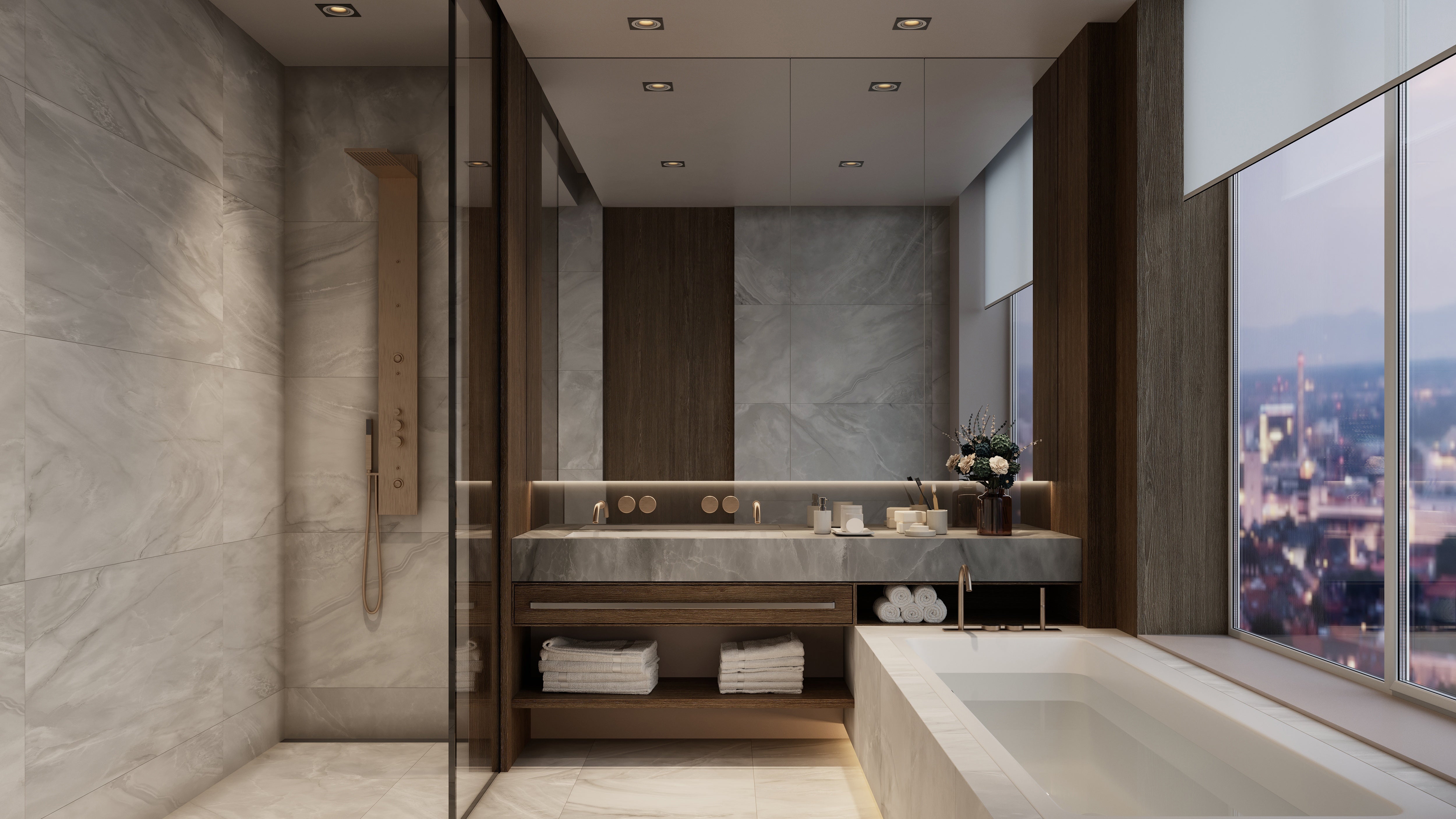Plata Onyx Crystallo porcelain trim by Anatolia, top-down product view, 3"×12"×11/32" size. Premium porcelain for floors and walls.