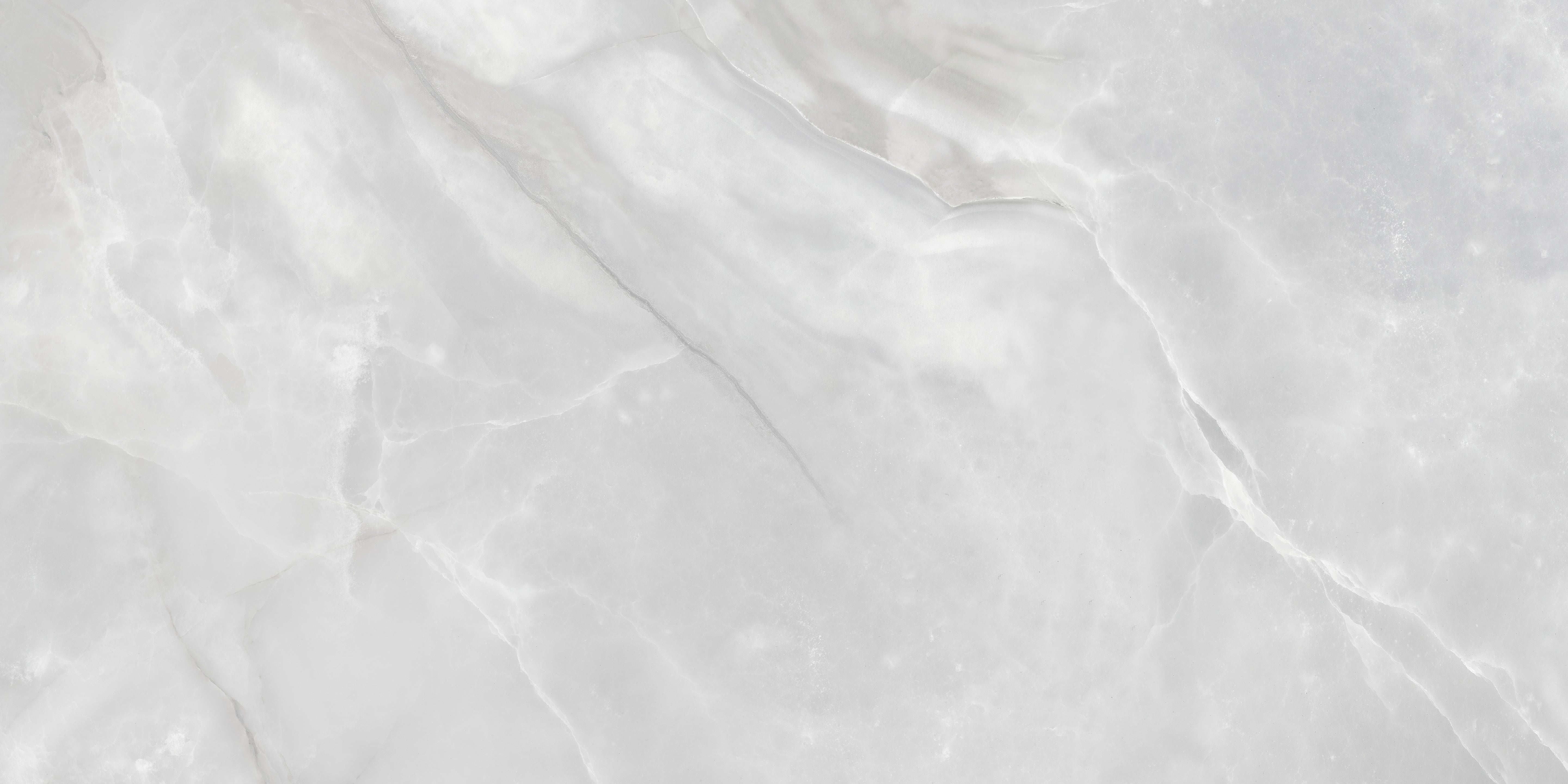 Plata Onyx Crystallo porcelain field tile by Anatolia, top-down product view, 24"×48"×11/32" size. Indian porcelain for floors and walls.