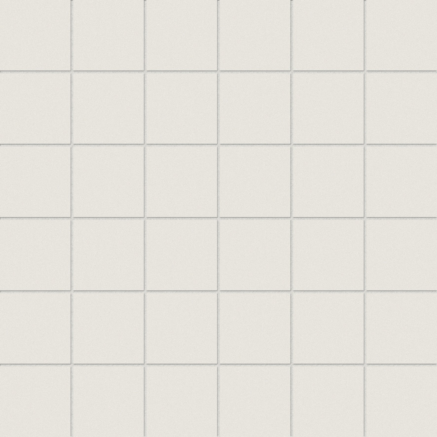 Prima Warm White porcelain mosaic by Anatolia, top-down product view, 11 25/32"×11 25/32"×11/32" size. Indian porcelain for floors and walls.
