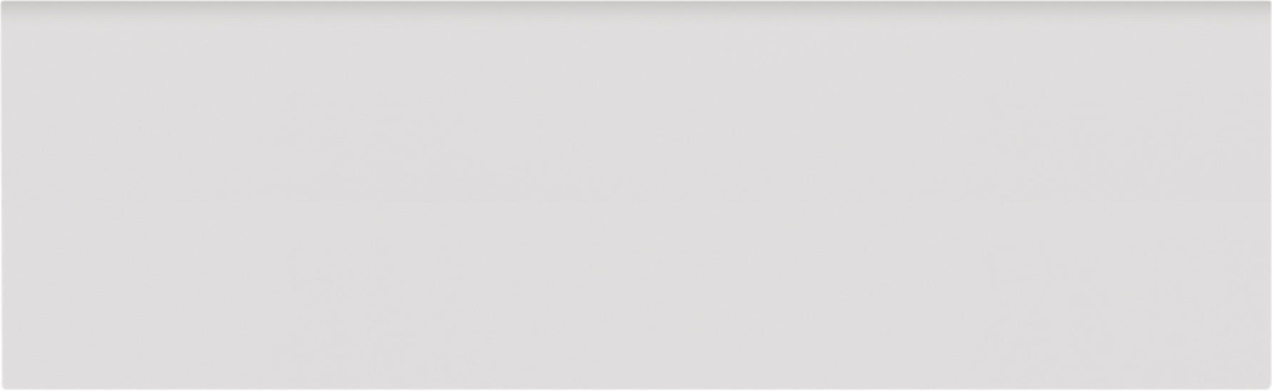 Purity Breeze ceramic trim by Anatolia, top-down product view, 2"×6"×9/32" size. Vietnamese ceramic for floors and walls.