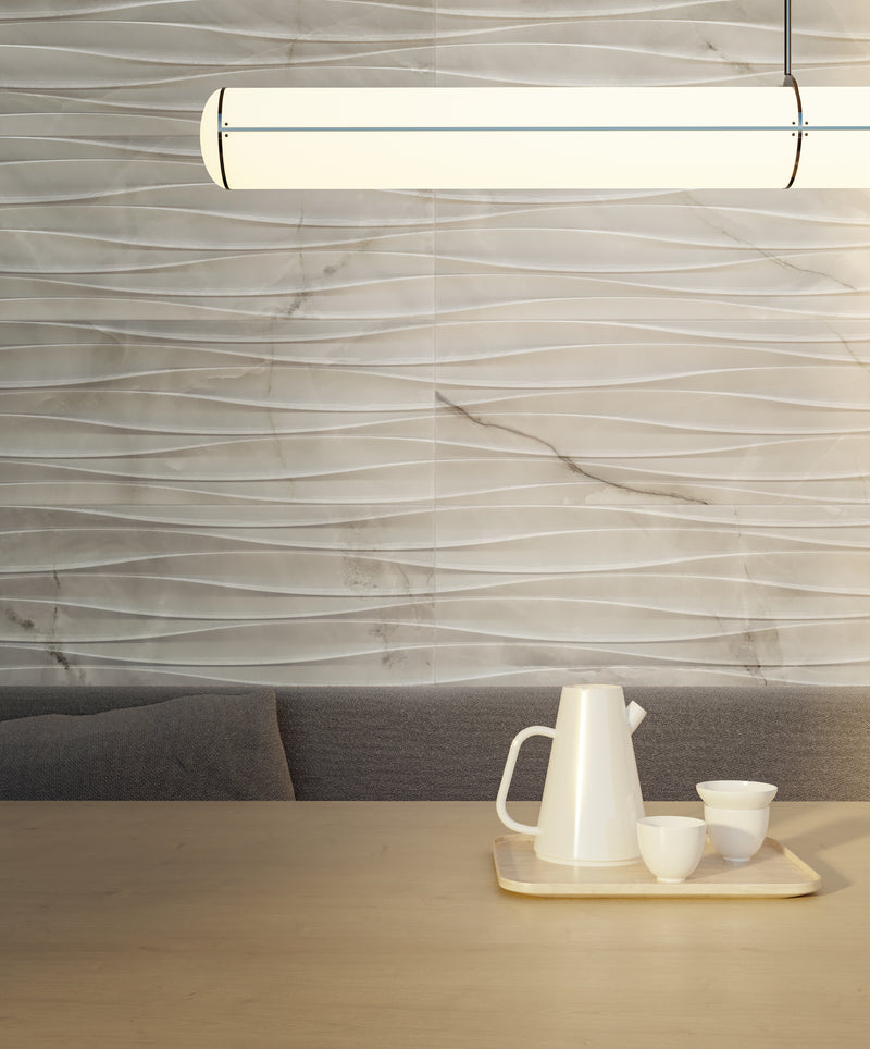 Anatolia Raffino Onyx Suave matte ceramic tile in a room setting — available at Surface Group lifestyle image