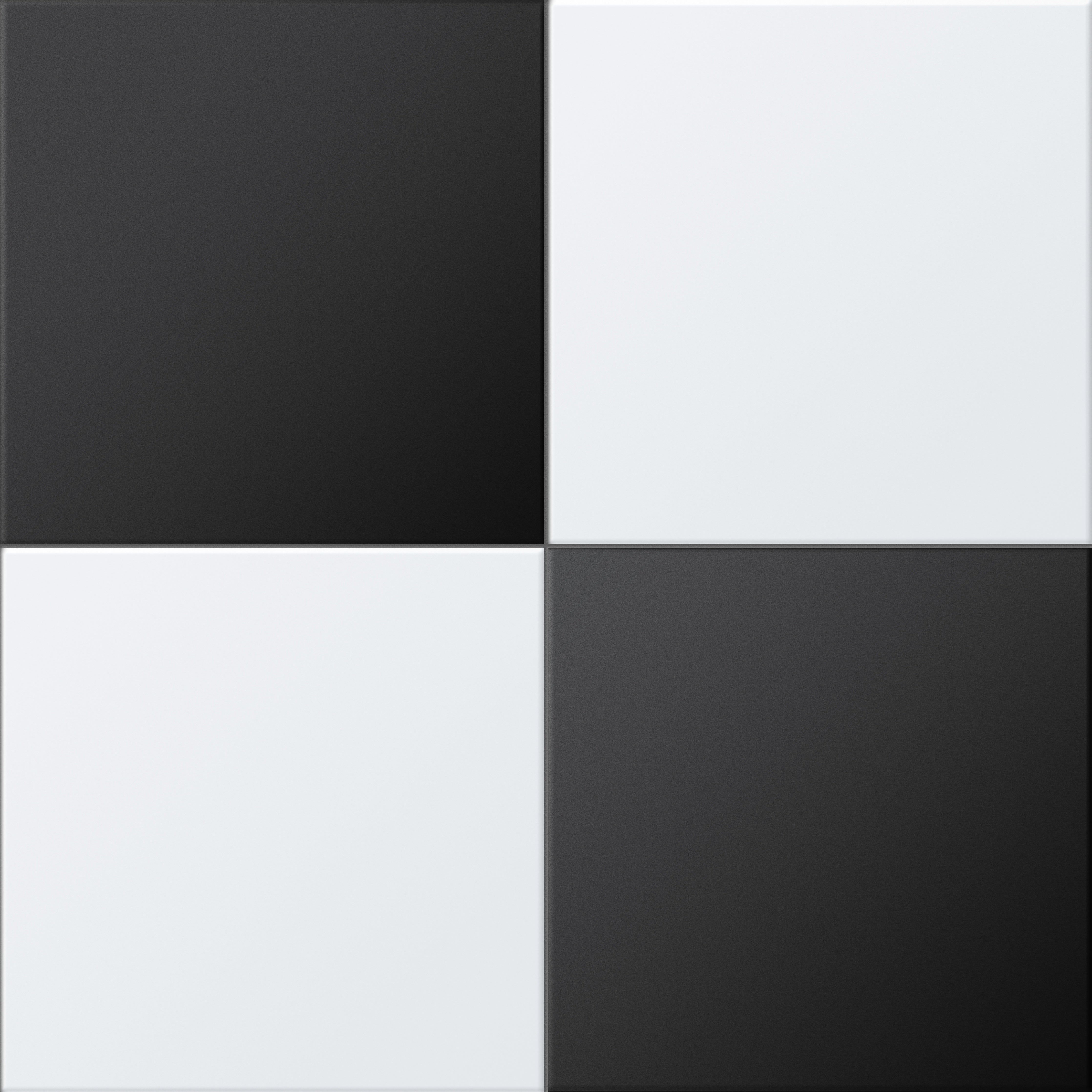 Satin White porcelain field tile by Anatolia, top-down product view, 13"×9/32" size. Turkish porcelain for floors and walls.