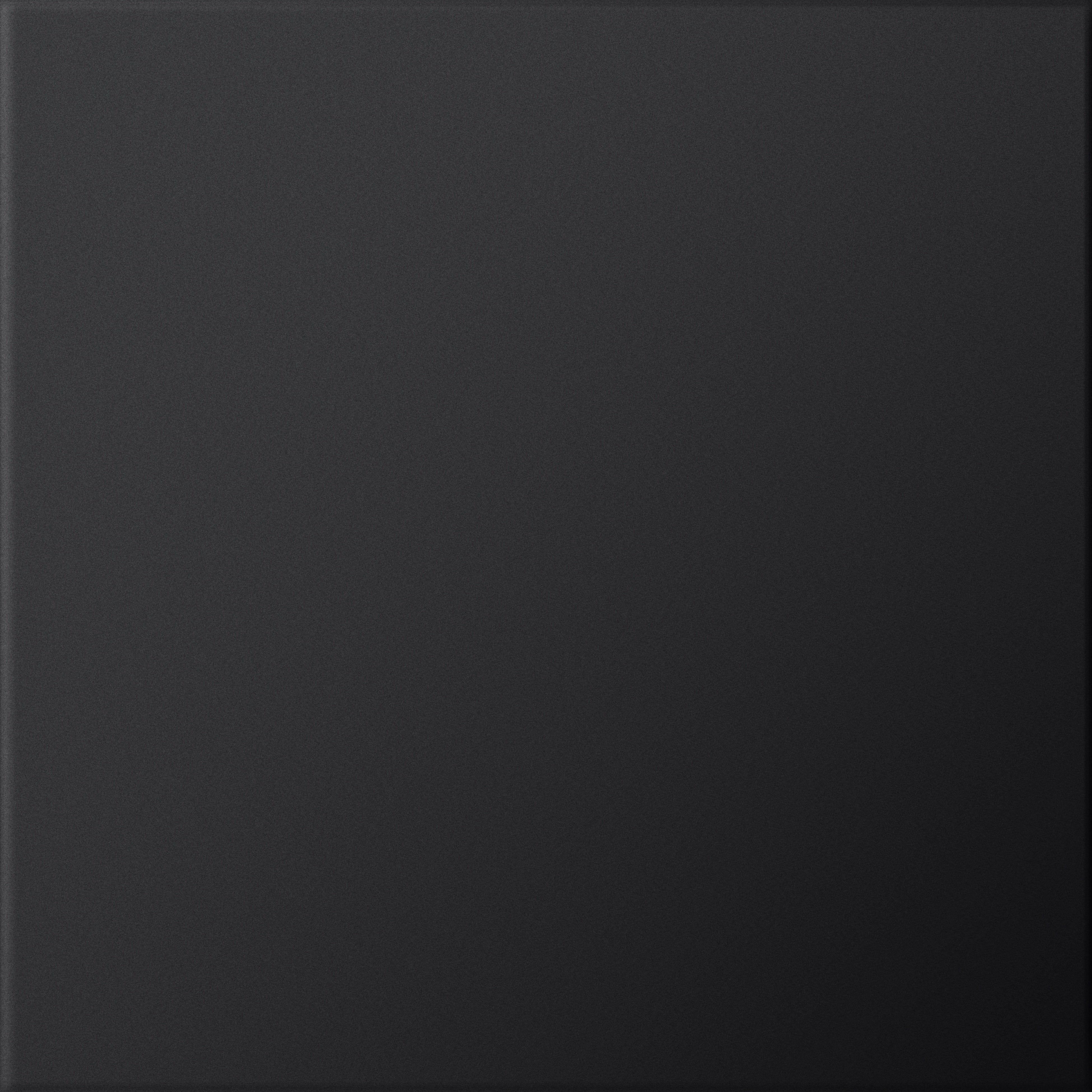 Satin Black porcelain field tile by Anatolia, top-down product view, 13"×9/32" size. Turkish porcelain for floors and walls.