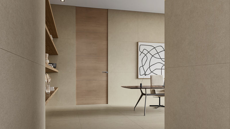 Anatolia Serena Valley organic matte porcelain tile in a room setting — available at Surface Group lifestyle image