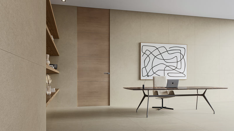 Anatolia Serena Valley organic matte porcelain tile in a room setting — available at Surface Group lifestyle image