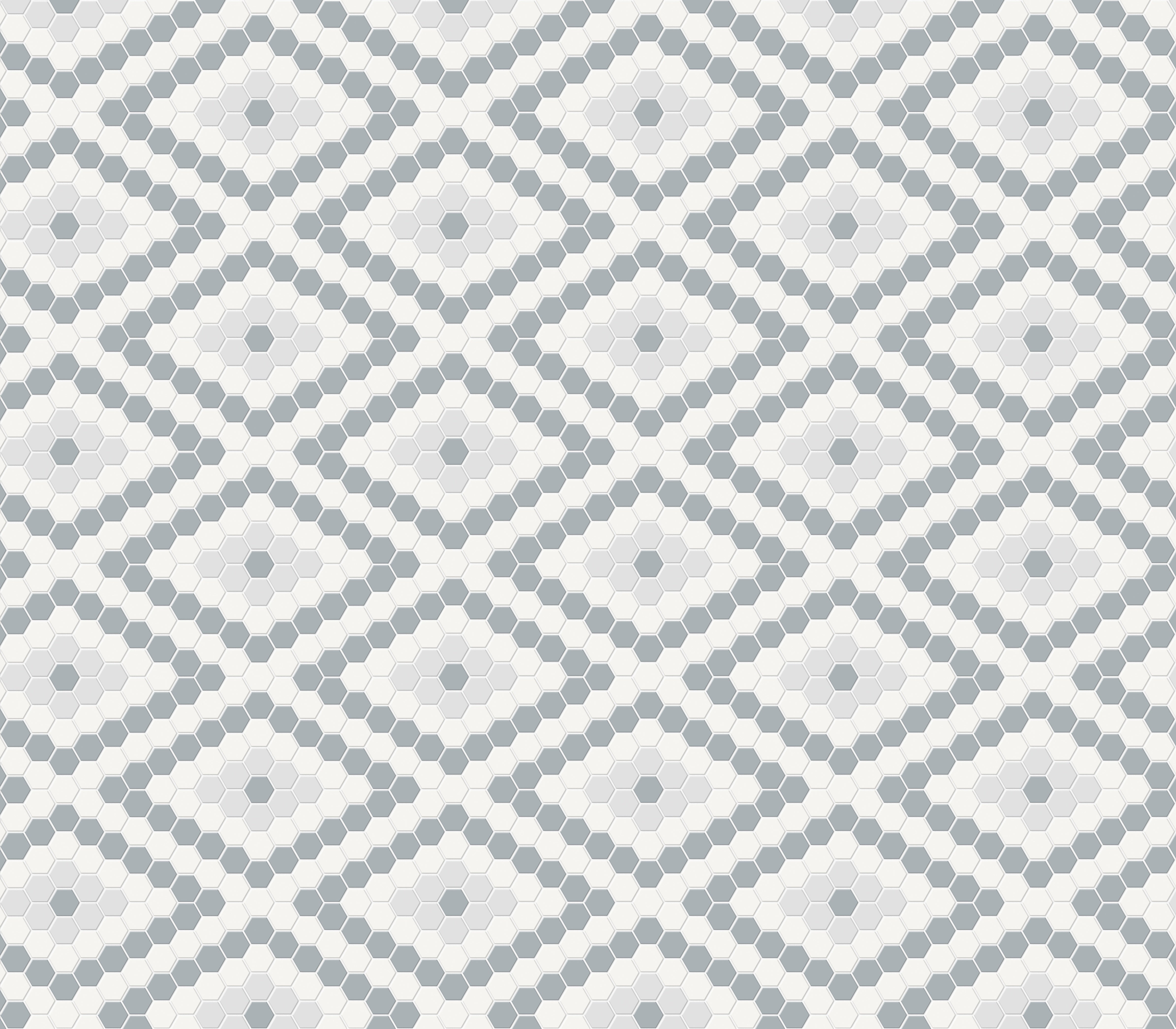 Soho Afternoon Blend porcelain mosaic by Anatolia, top-down product view, 7 11/16"×13 5/16"×1/4" size. Malaysian porcelain for floors and walls.