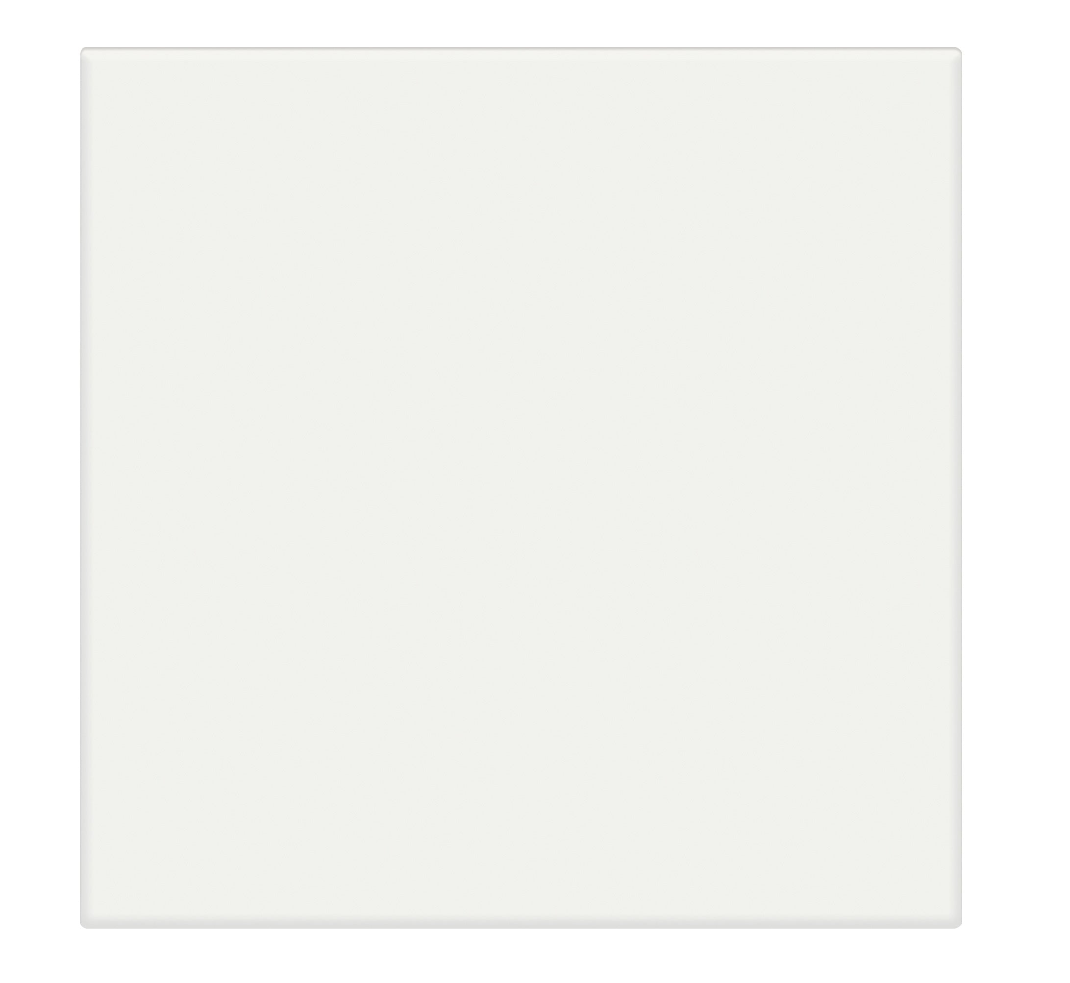 Soho Canvas White ceramic field tile by Anatolia, top-down product view, 6"×9/32" size. Turkish ceramic for floors and walls.