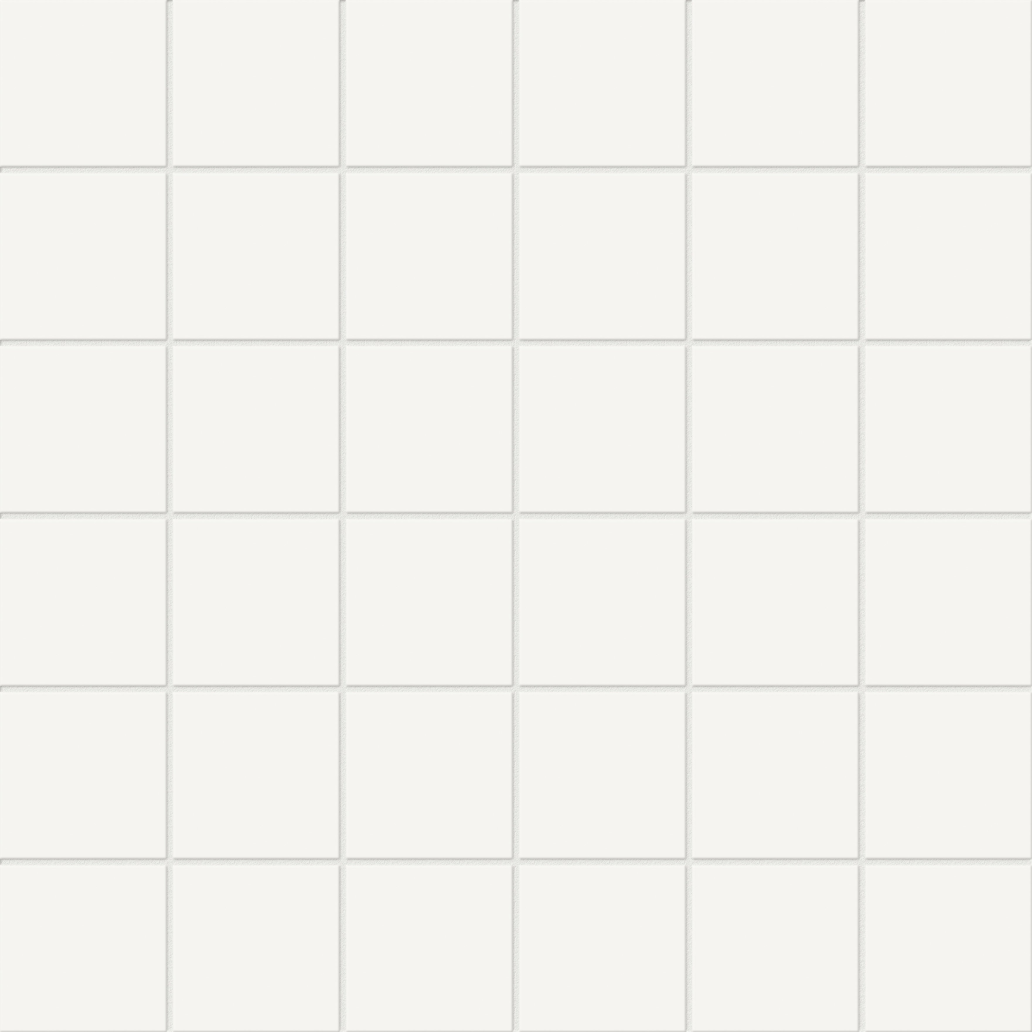 Soho Canvas White porcelain mosaic by Anatolia, top-down product view, 11 15/16"×11 15/16"×1/4" size. Malaysian porcelain for floors and walls.