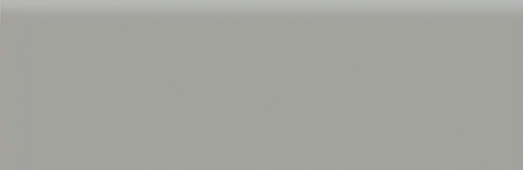 SOHO: Cement Chic Bullnose Ceramic Trim (2"×6"×9/32" | Glossy | Pressed)