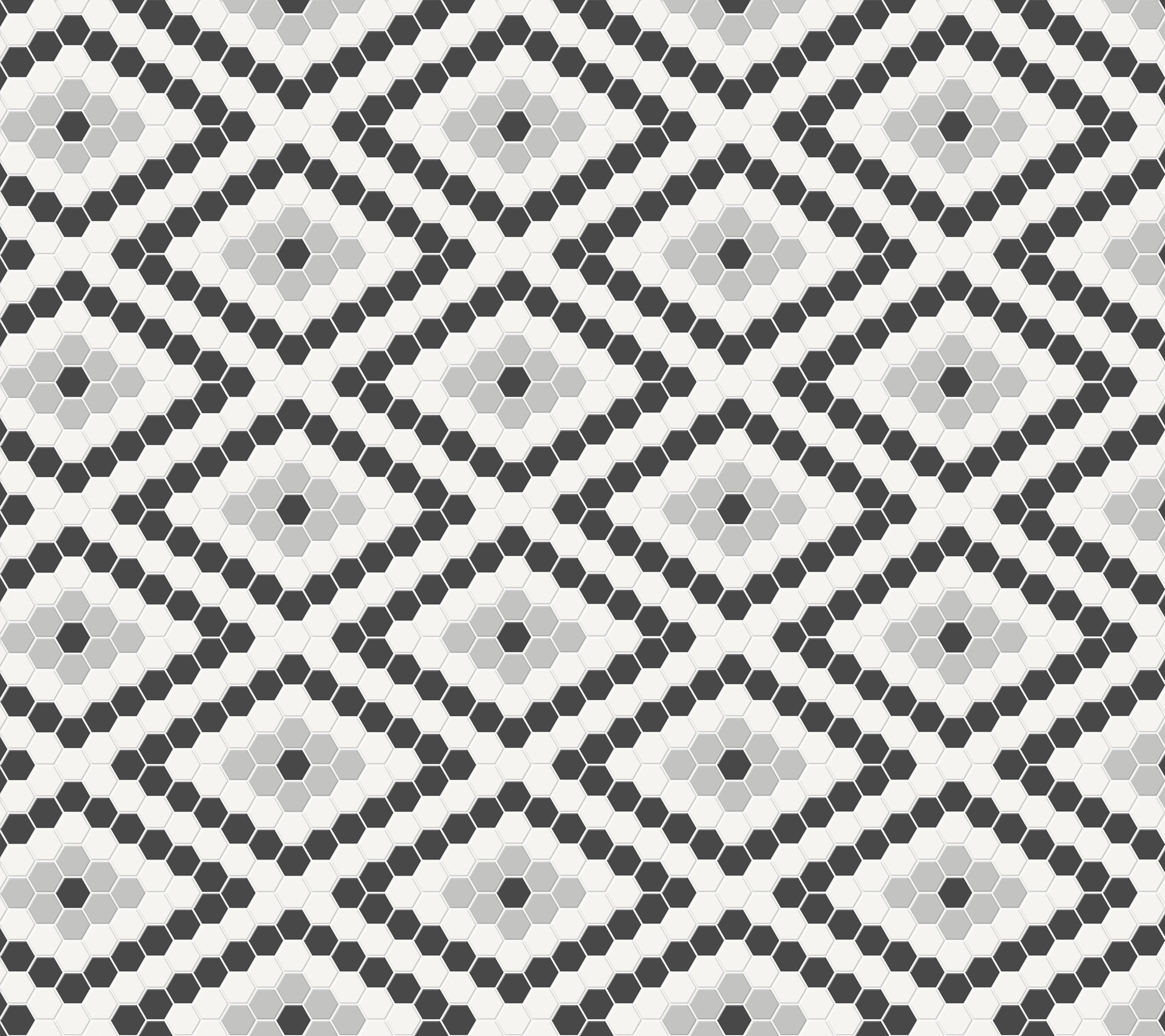 Soho Midnight Blend porcelain mosaic by Anatolia, top-down product view, 7 11/16"×13 5/16"×1/4" size. Malaysian porcelain for floors and walls.