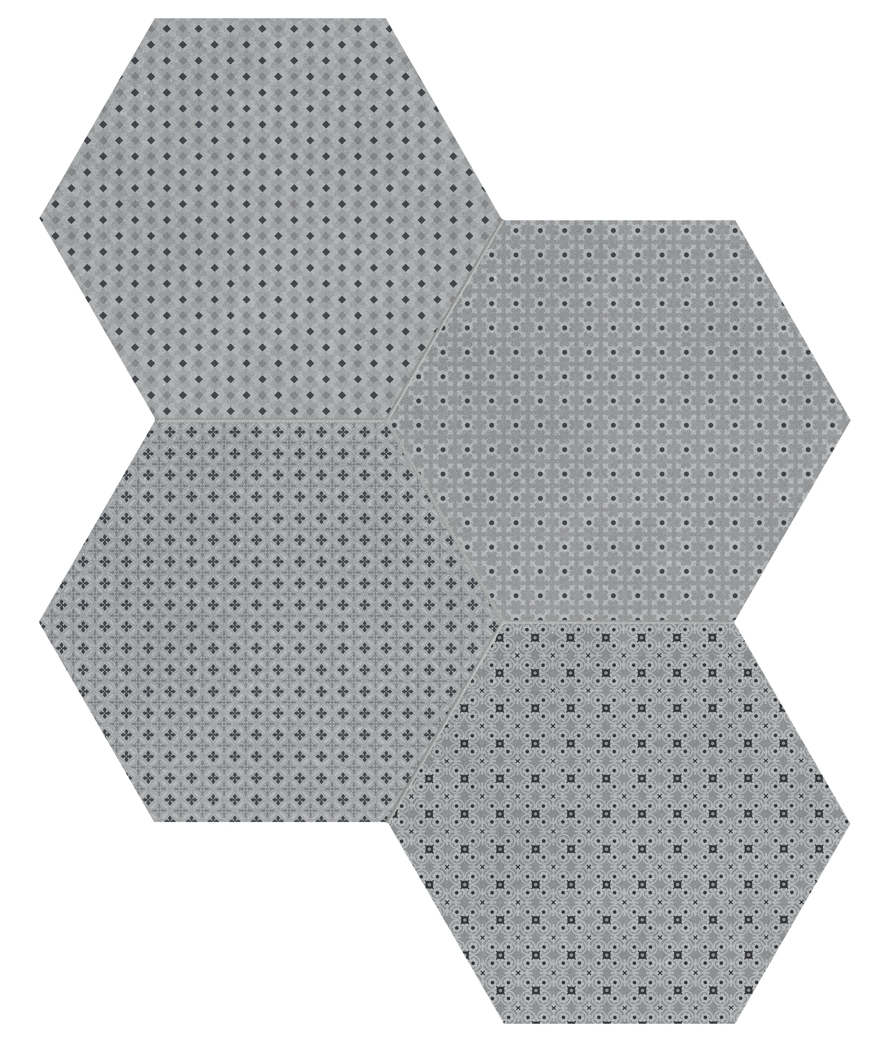 Tapestri Cashmere Blend porcelain field tile by Anatolia, top-down product view, 8 1/2"×9 27/32"×11/32" size. Turkish porcelain for floors and walls.