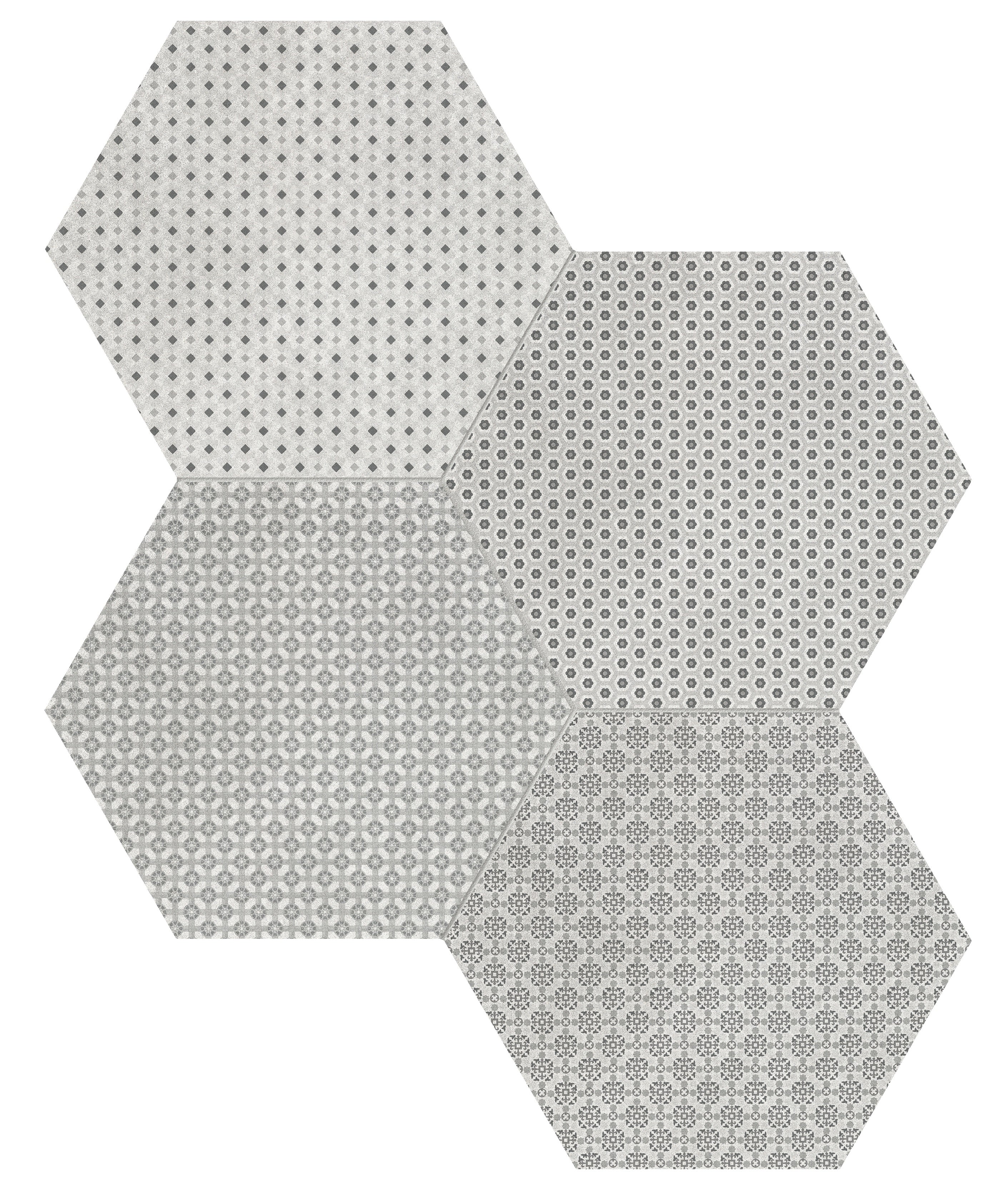 Tapestri Wool Blend porcelain field tile by Anatolia, top-down product view, 8 1/2"×9 27/32"×11/32" size. Turkish porcelain for floors and walls.