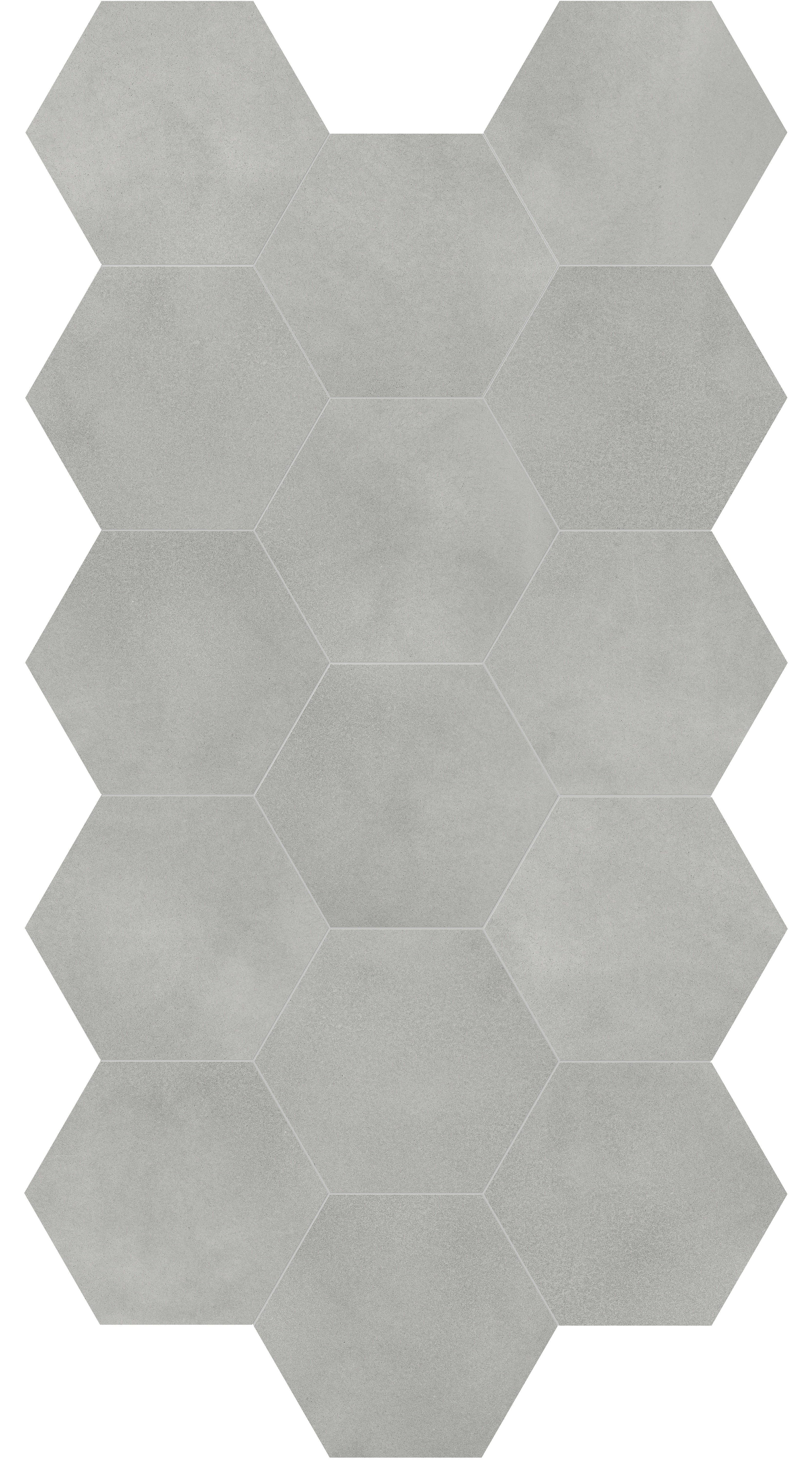 Tapestri Wool porcelain field tile by Anatolia, top-down product view, 8 1/2"×9 27/32"×11/32" size. Turkish porcelain for floors and walls.