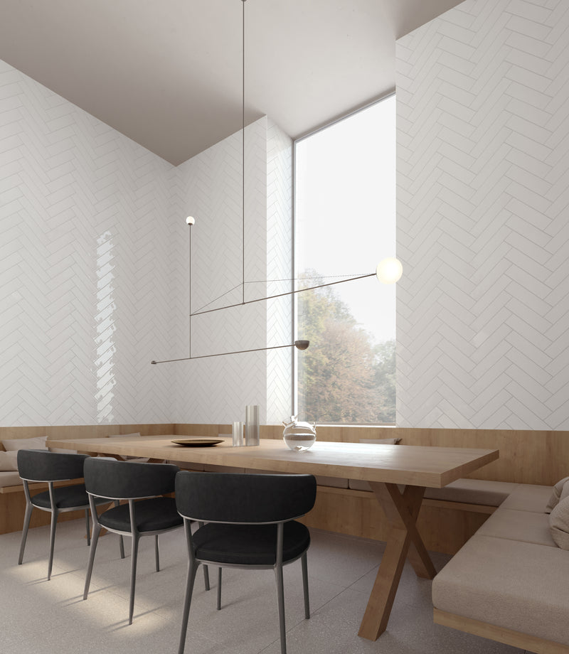 Anatolia Teramoda glossy tile in a room setting — available at Surface Group lifestyle image