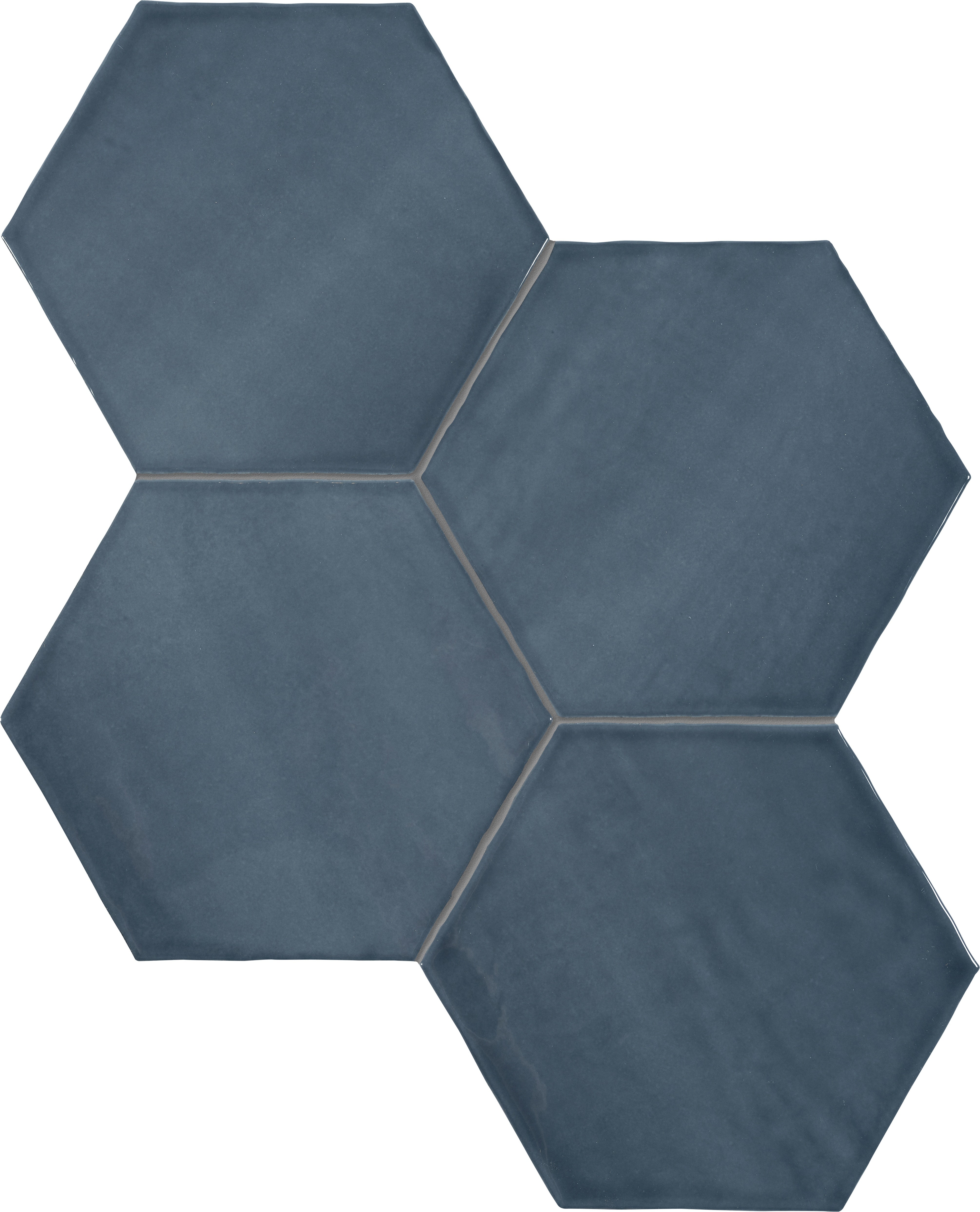 Teramoda Ink ceramic trim by Anatolia, top-down product view, 12"×11 13/16"×11/32" size. Vietnamese ceramic for floors and walls.