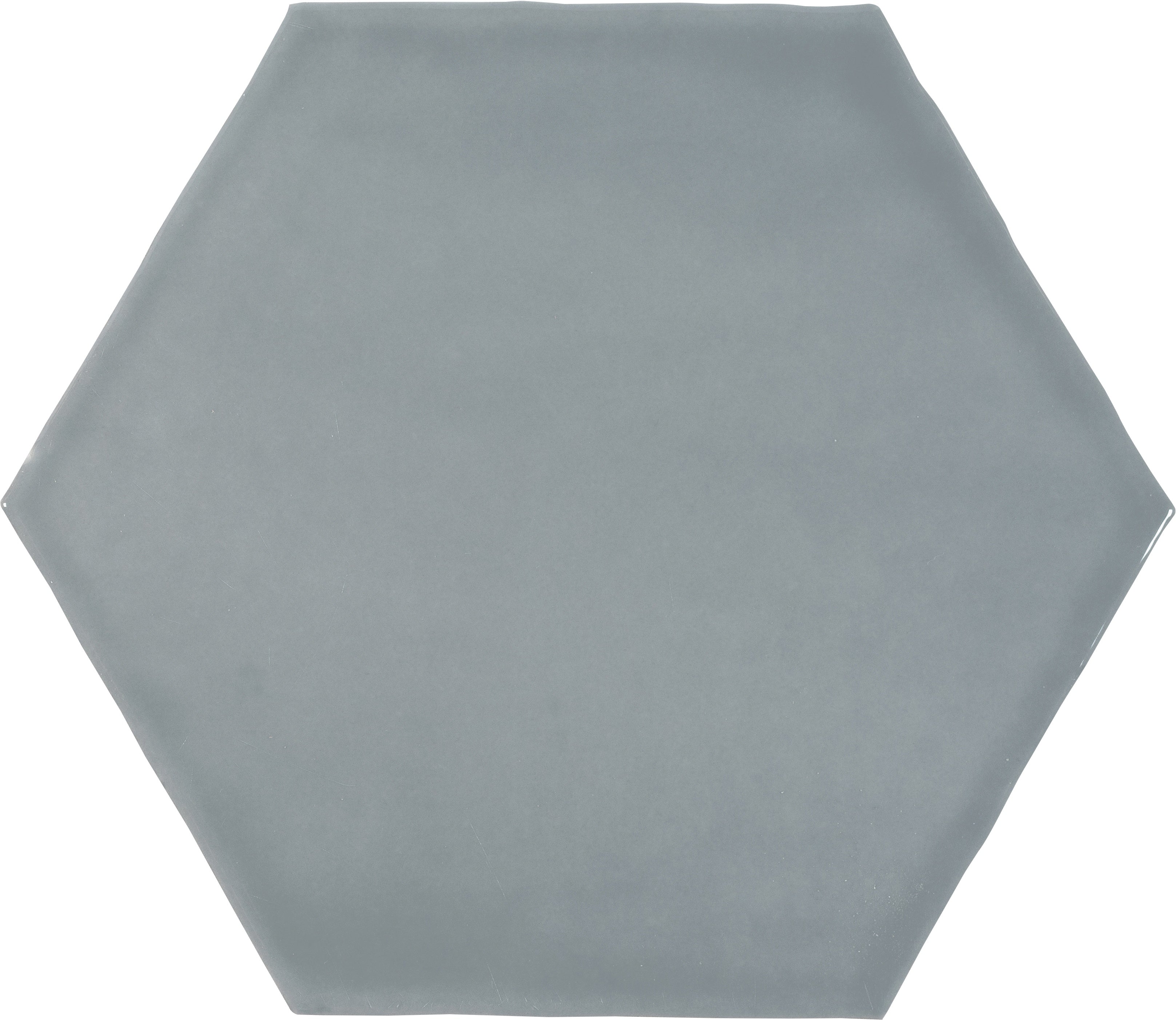 TERAMODA: Sterling Hexagon Hexagon Ceramic Field Tile (6"×6 13/16"×11/32" | Glossy | Pressed)