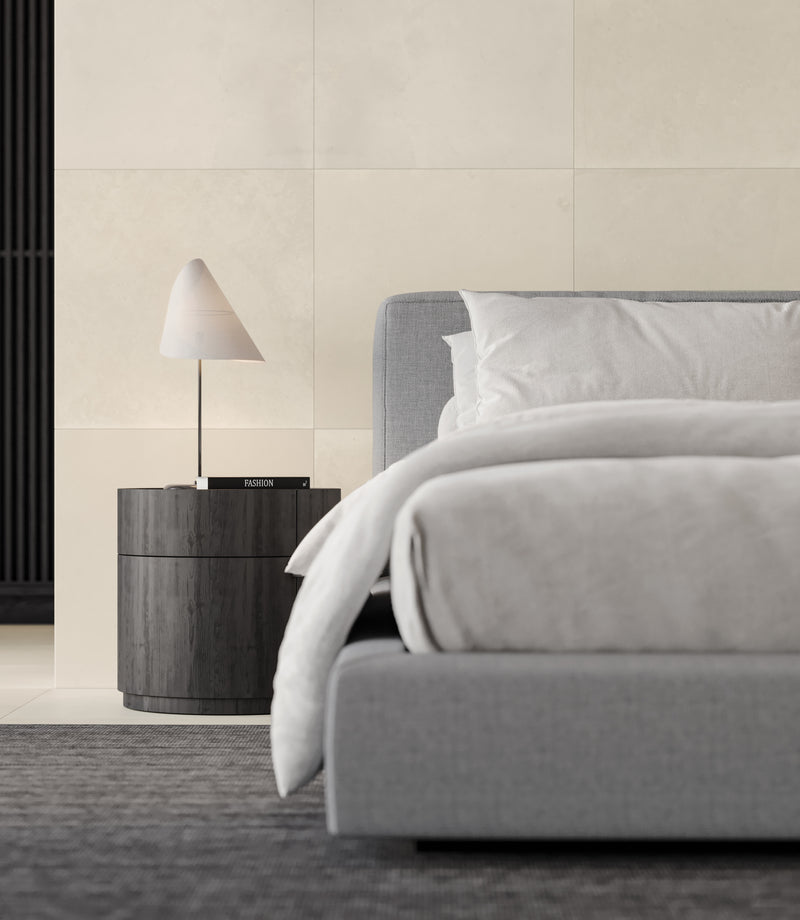 Anatolia Tierra Halo honed limestone tile in a room setting — available at Surface Group lifestyle image