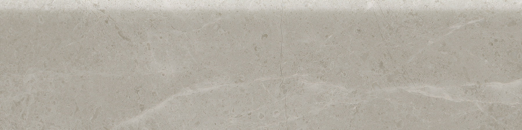 Torino Vanizio porcelain trim by Anatolia, top-down product view, 3"×12"×11/32" size. Turkish porcelain for floors and walls.