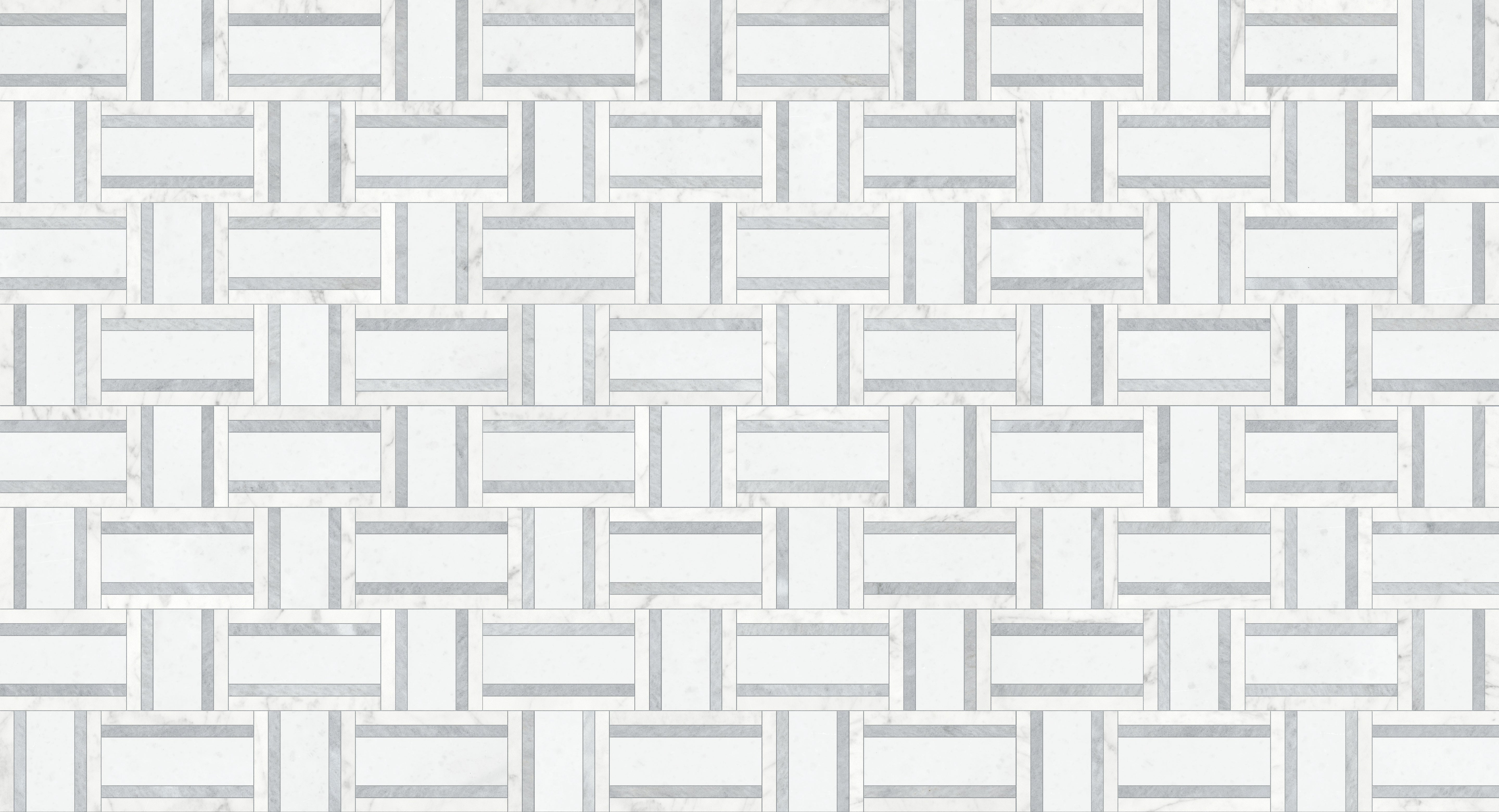 Utopio Dove mixed mosaic by Anatolia, top-down product view, 11 13/16"×14 3/4"×3/8" size. Turkish mixed for floors and walls.