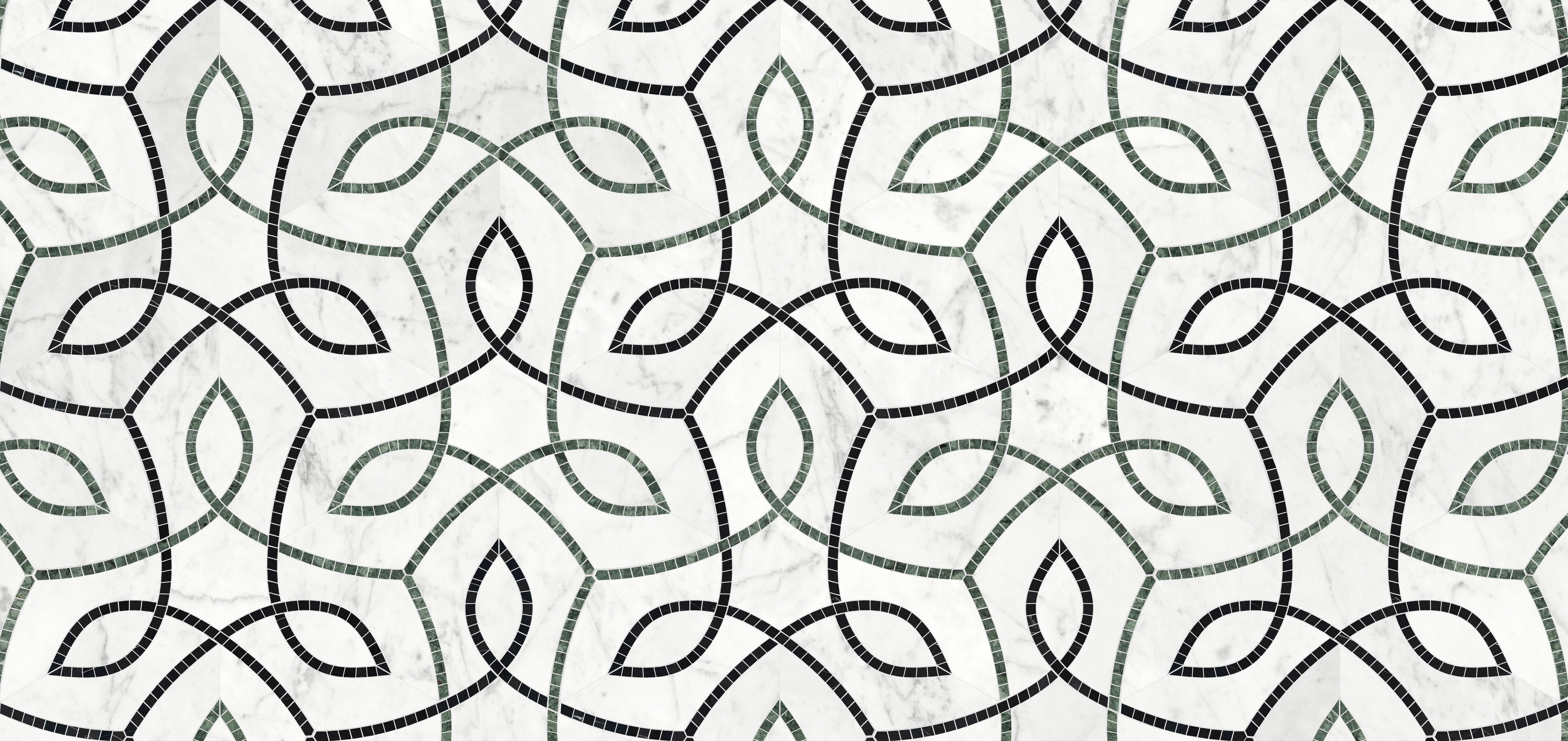 Utopio Pine mixed mosaic by Anatolia, top-down product view, 7 7/8"×13 19/32"×3/8" size. Turkish mixed for floors and walls.