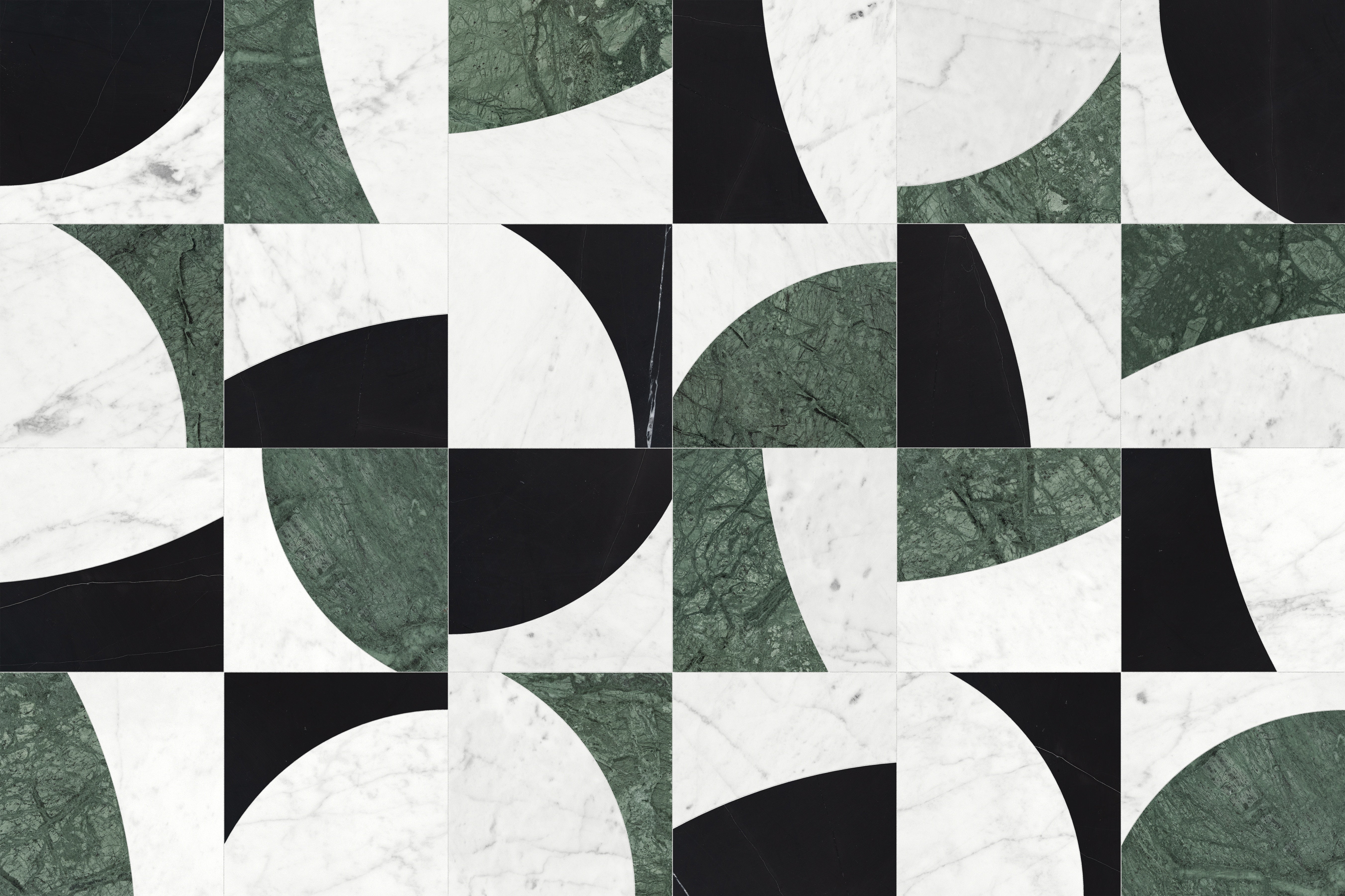 Utopio Pine mixed mosaic by Anatolia, top-down product view, 12"×24 1/32"×3/8" size. Turkish mixed for floors and walls.