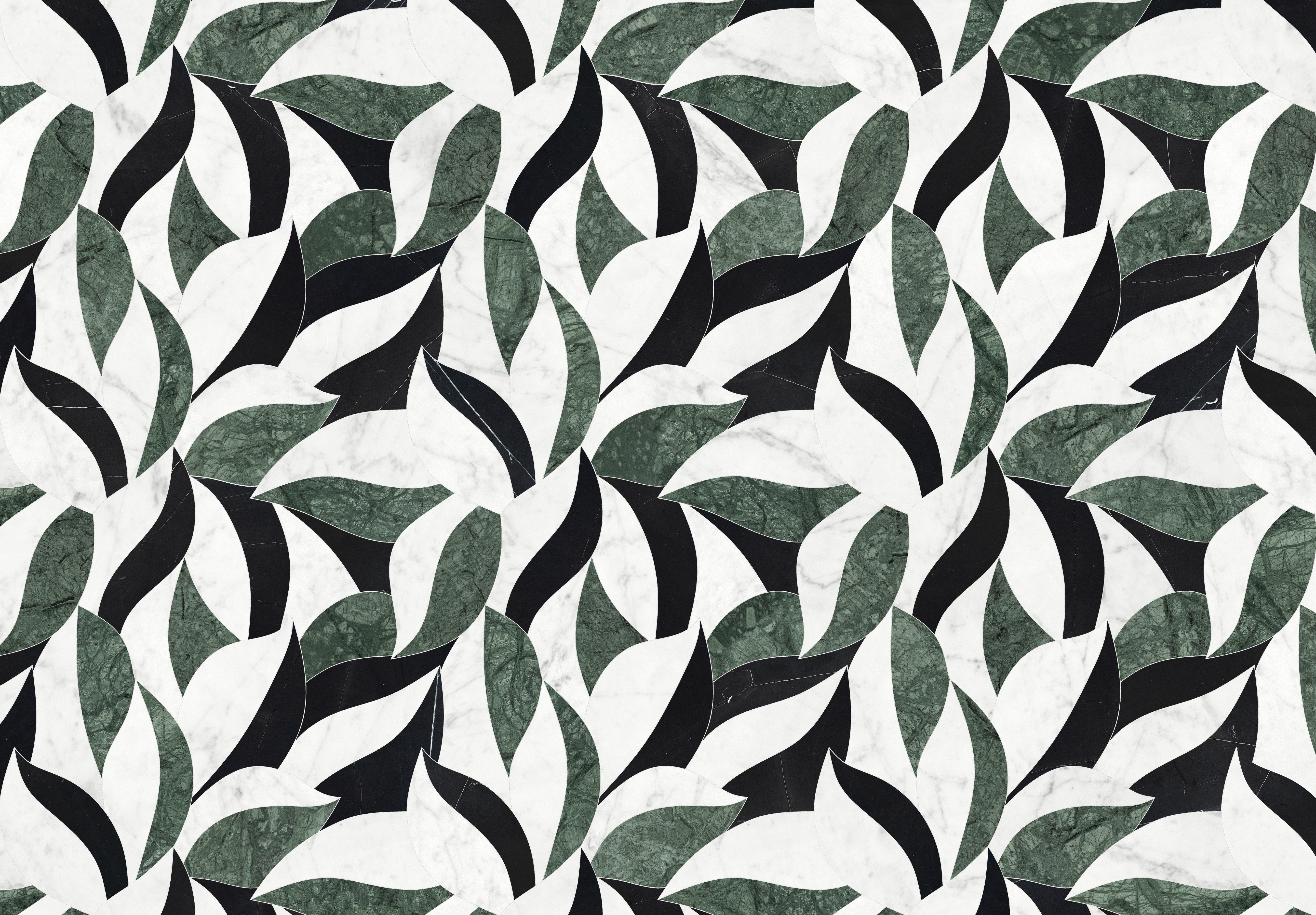 Utopio Pine mixed mosaic by Anatolia, top-down product view, 11 21/32"×11 13/16"×3/8" size. Turkish mixed for floors and walls.
