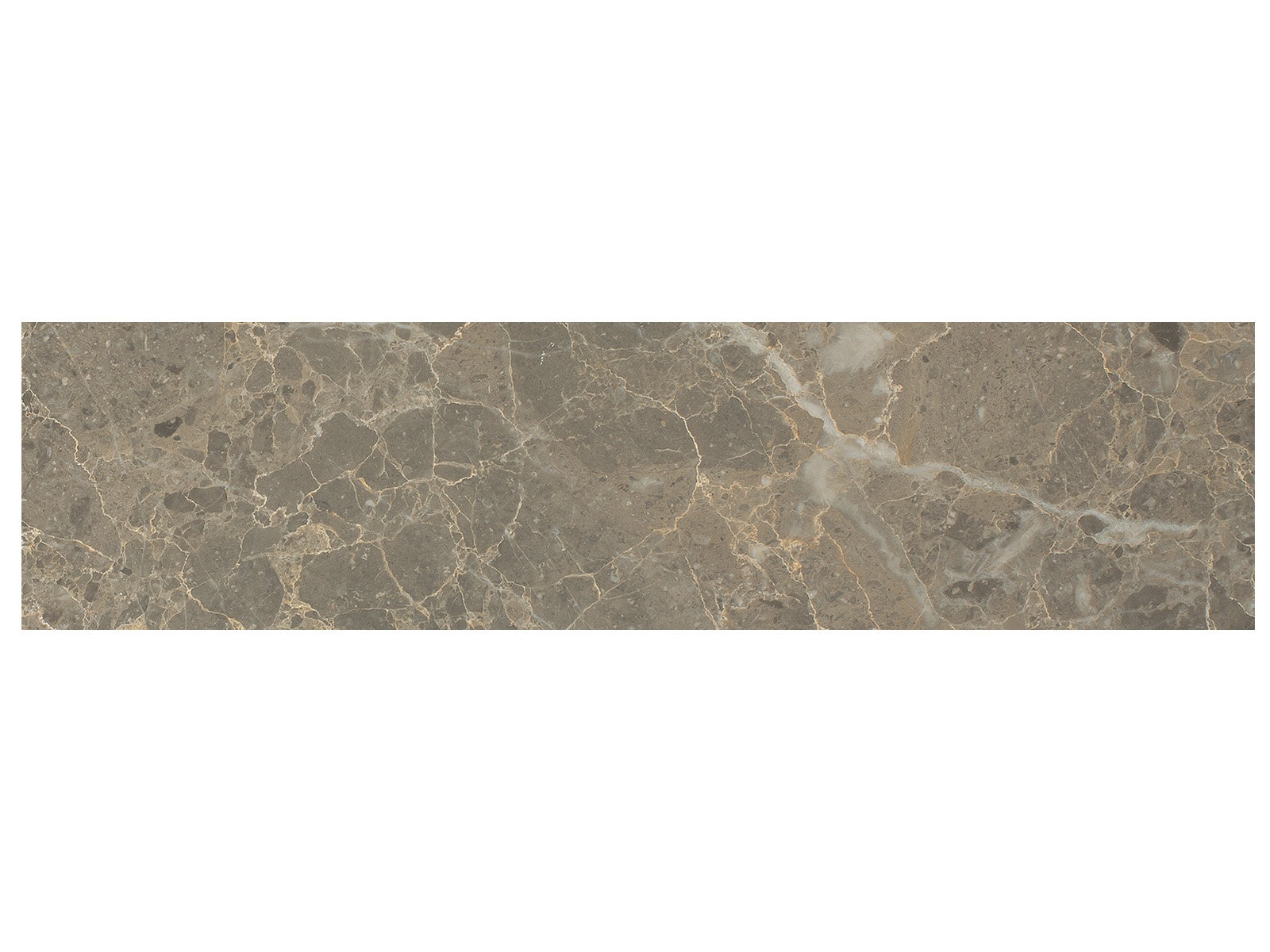 Velutto Ash marble field tile by Anatolia, top-down product view, 3"×12"×15/32" size. Turkish marble for floors and walls.
